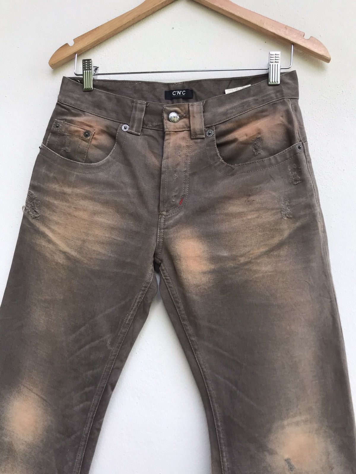 Costume National Costume National Distressed Denim Pants Size US 29 - 7 Thumbnail