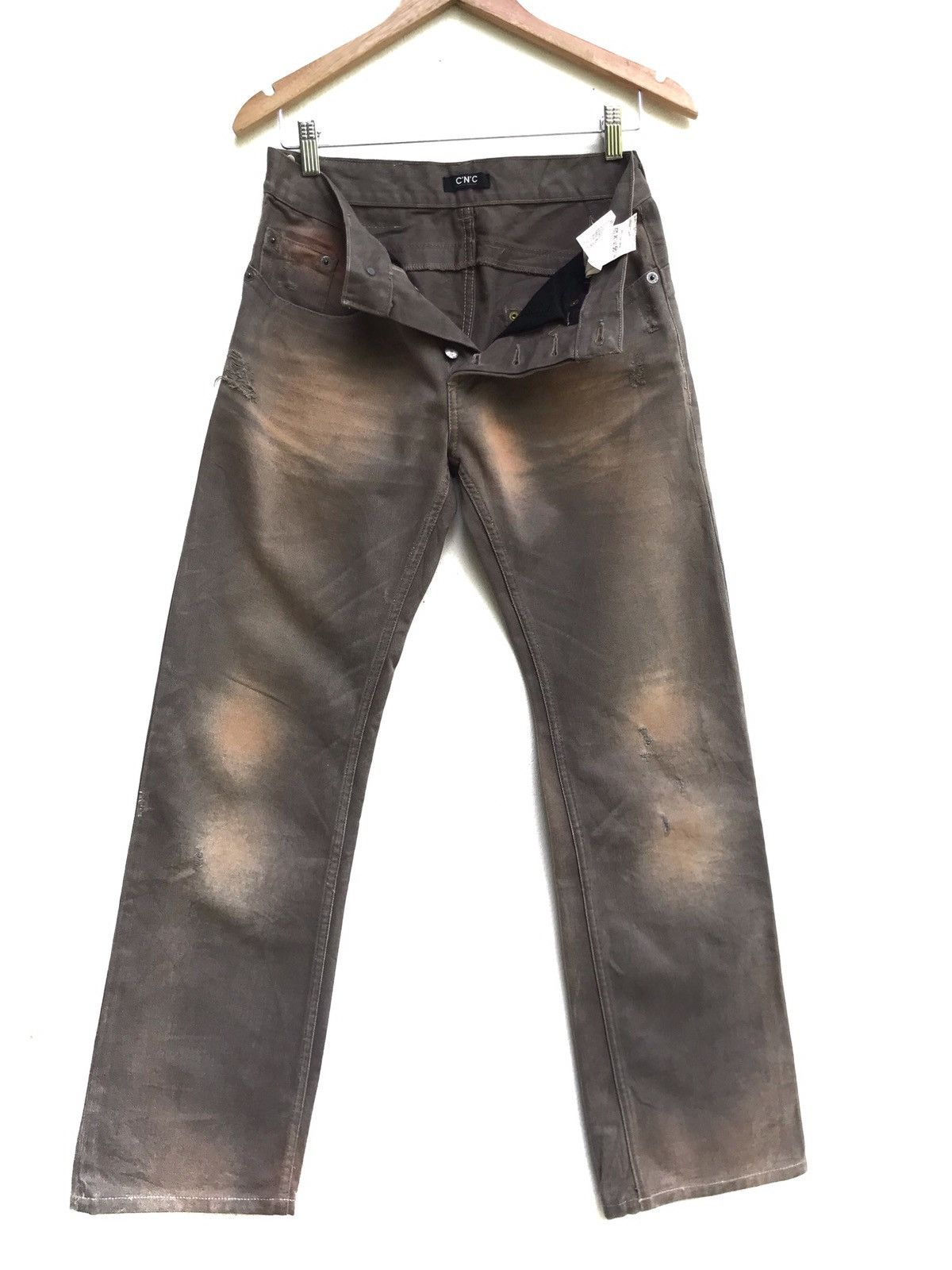 Costume National Costume National Distressed Denim Pants Size US 29 - 19 Thumbnail