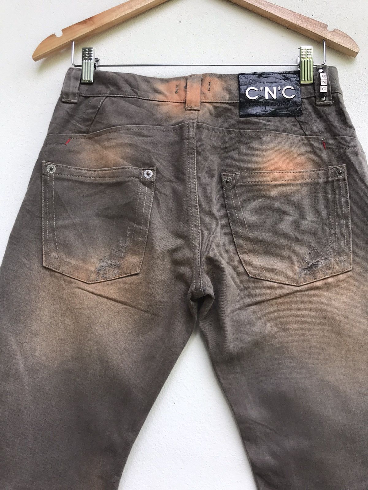 Costume National Costume National Distressed Denim Pants Size US 29 - 14 Thumbnail