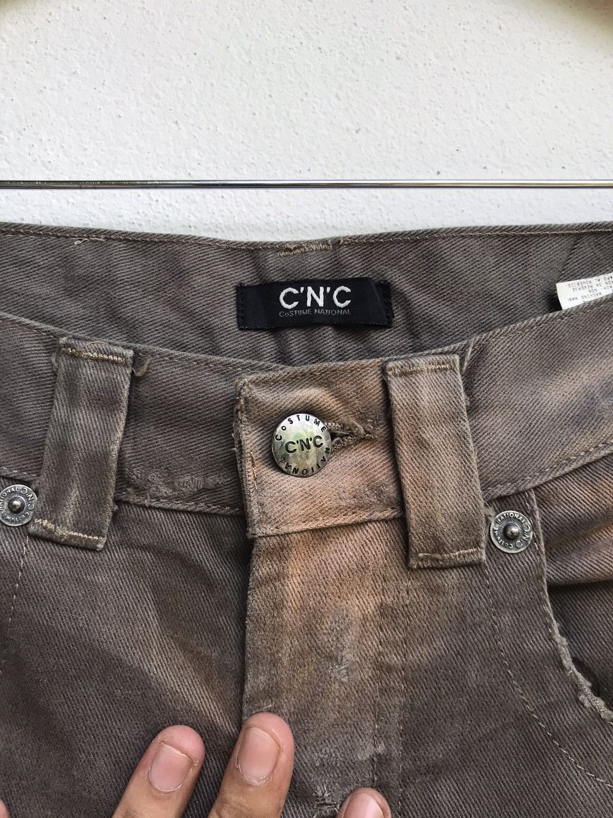 Costume National Costume National Distressed Denim Pants Size US 29 - 3 Thumbnail