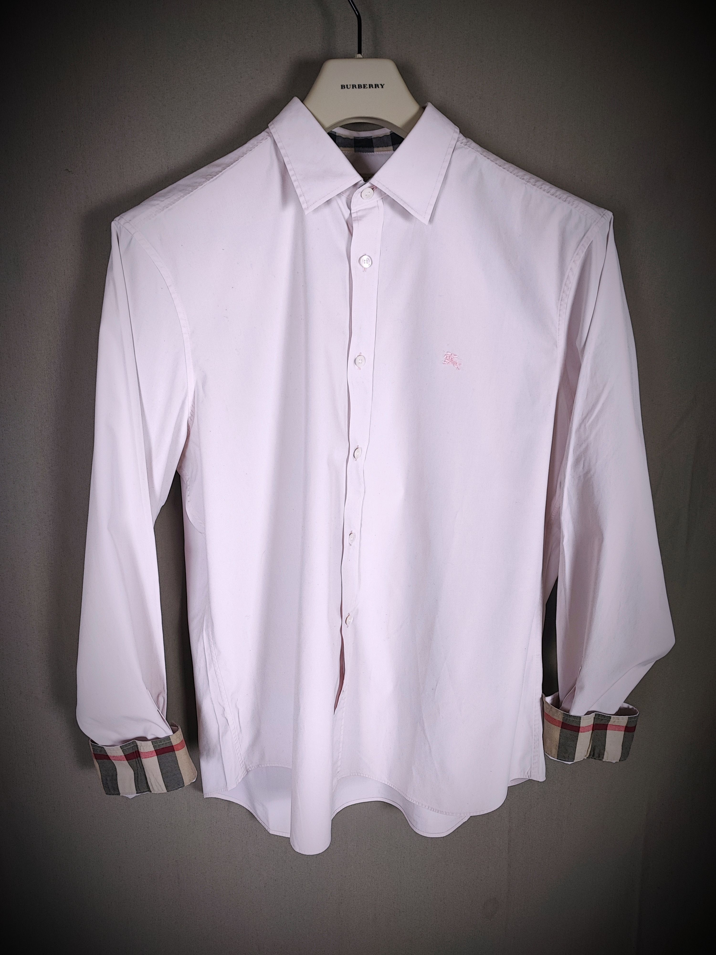 image of Burberry Shirt XL in Pink, Men's