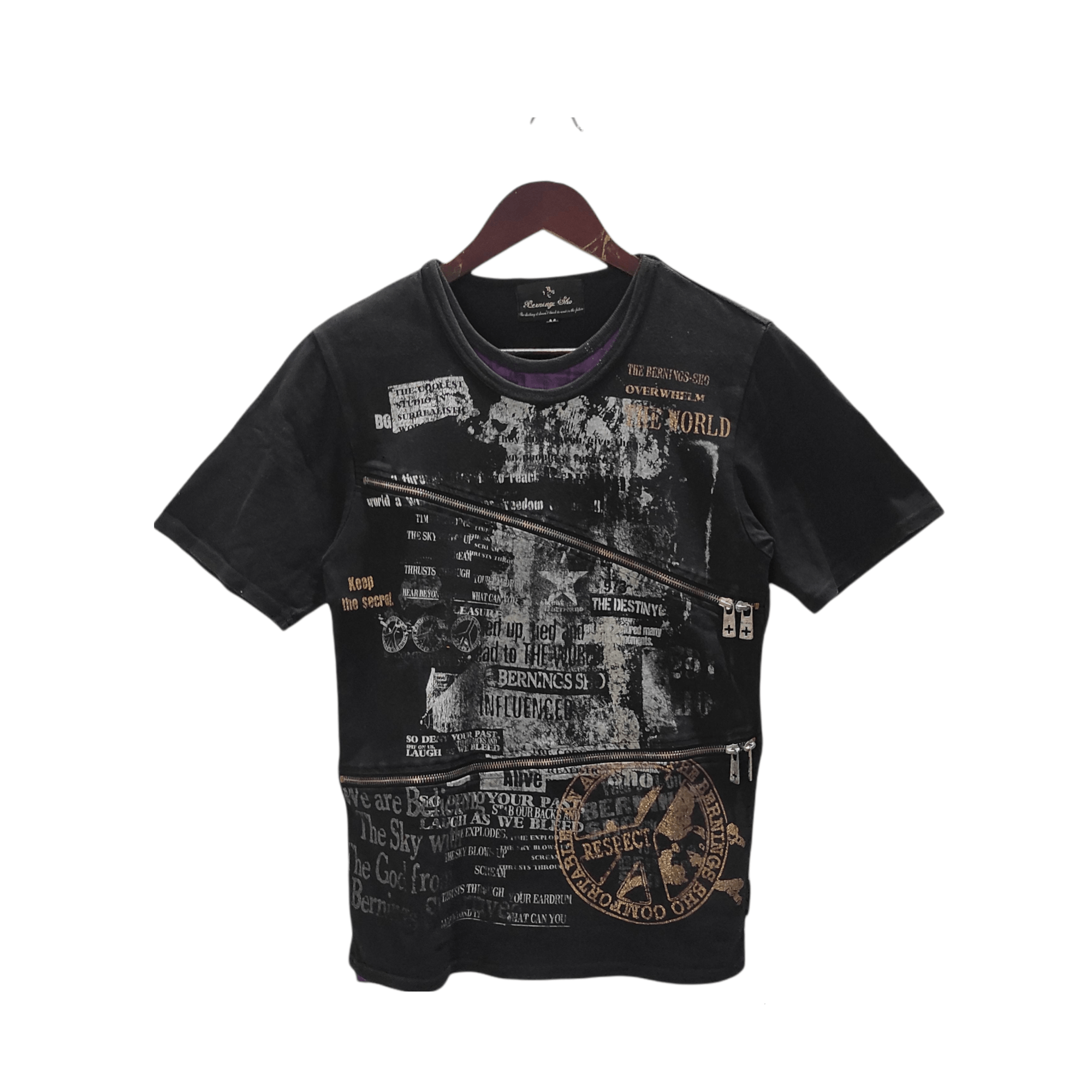 image of Hysteric Glamour x Seditionaries Bernings Sho Bondage Punk Tee in Black, Men's (Size XS)