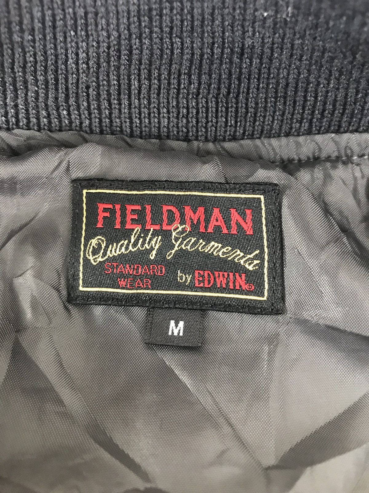 Edwin Vintage Fieldman By Edwin Bomber Jacket Woll Style Size US L / EU 52-54 / 3 - 6 Thumbnail