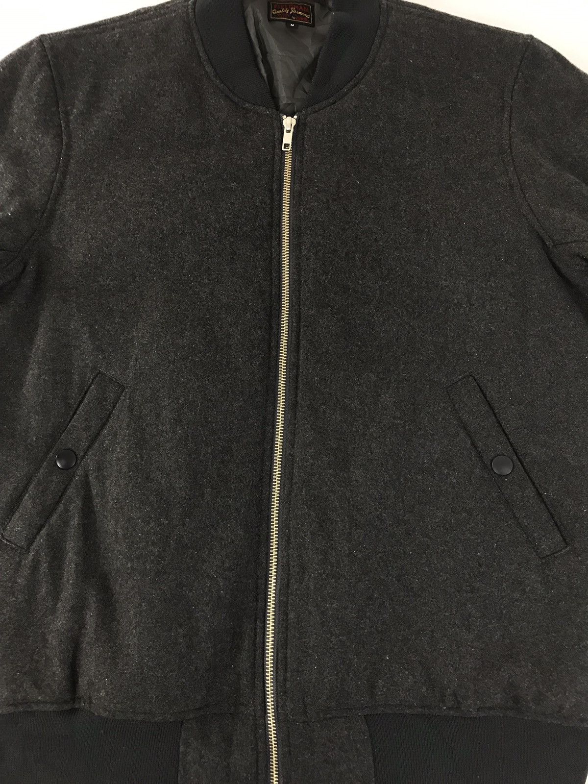 Edwin Vintage Fieldman By Edwin Bomber Jacket Woll Style Size US L / EU 52-54 / 3 - 3 Thumbnail