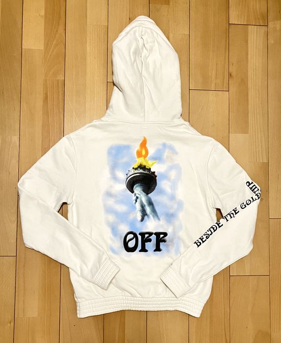 Liberty hoodie off on sale white