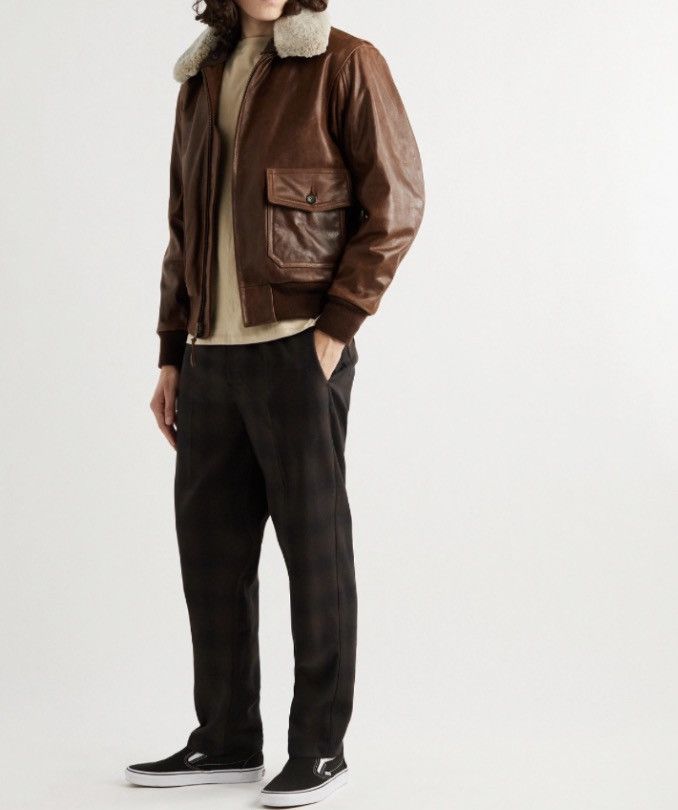 Golden Bear Westwood Shearling Leather Jacket