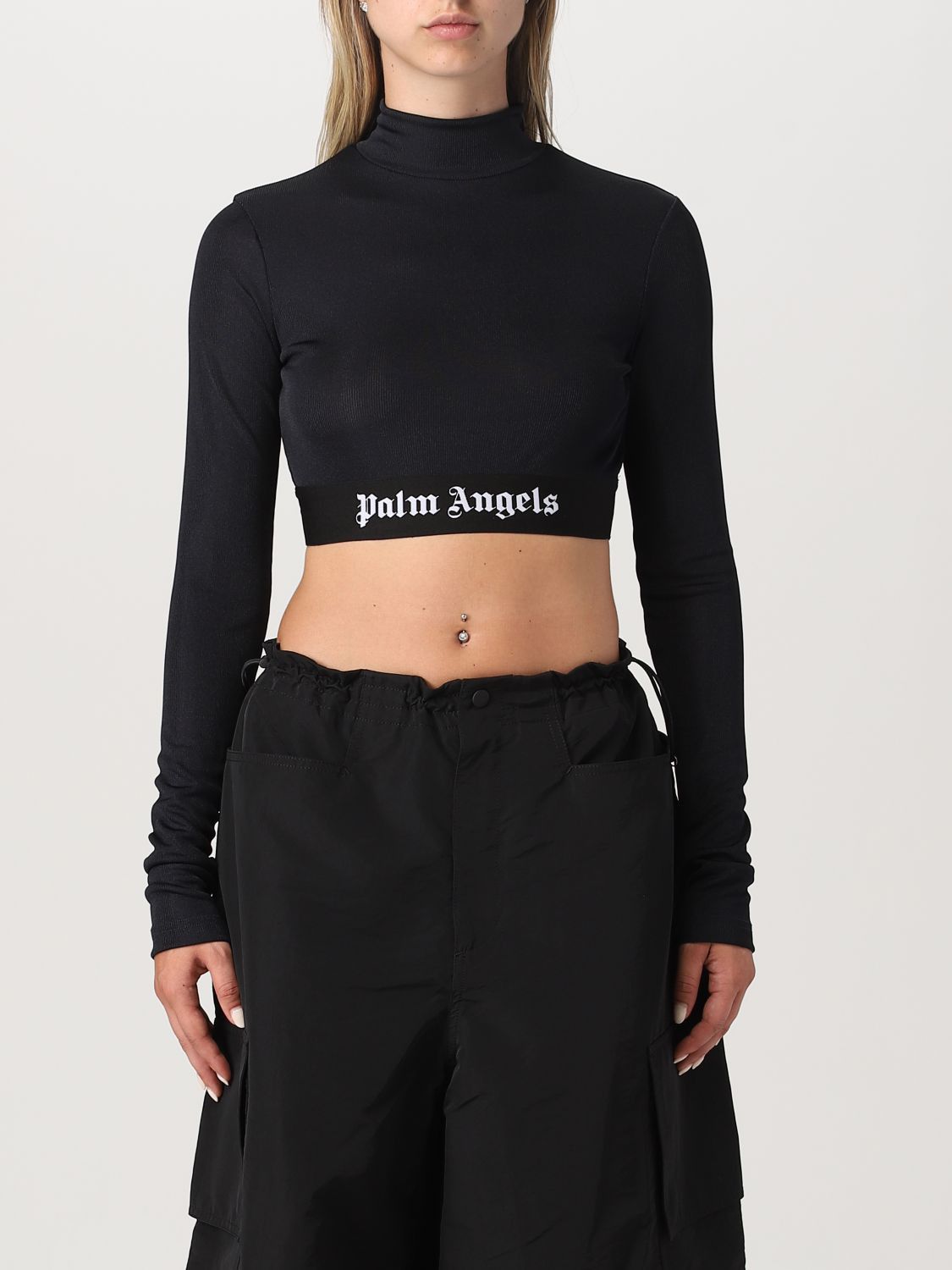 Palm Angels T-Shirt Woman Blue