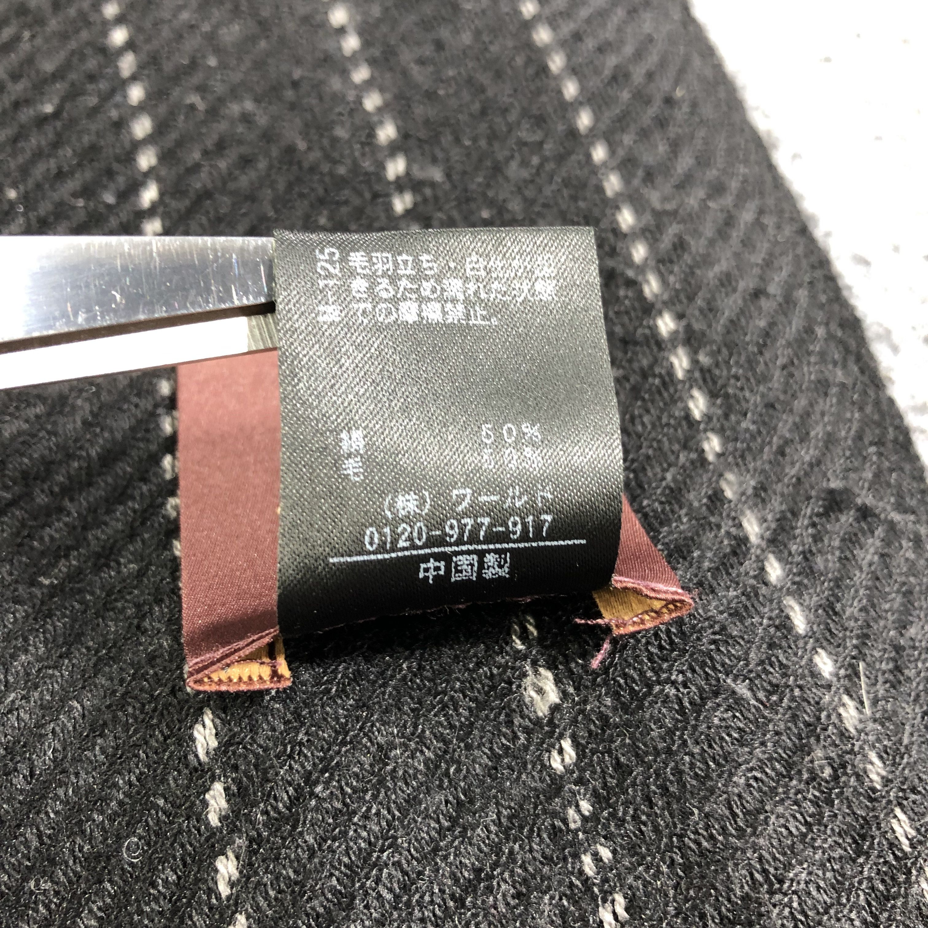 Takeo Kikuchi Takeo Kikuchi Wool Scarf Muffler Shawl Wrap V1332 Size ONE SIZE - 5 Thumbnail