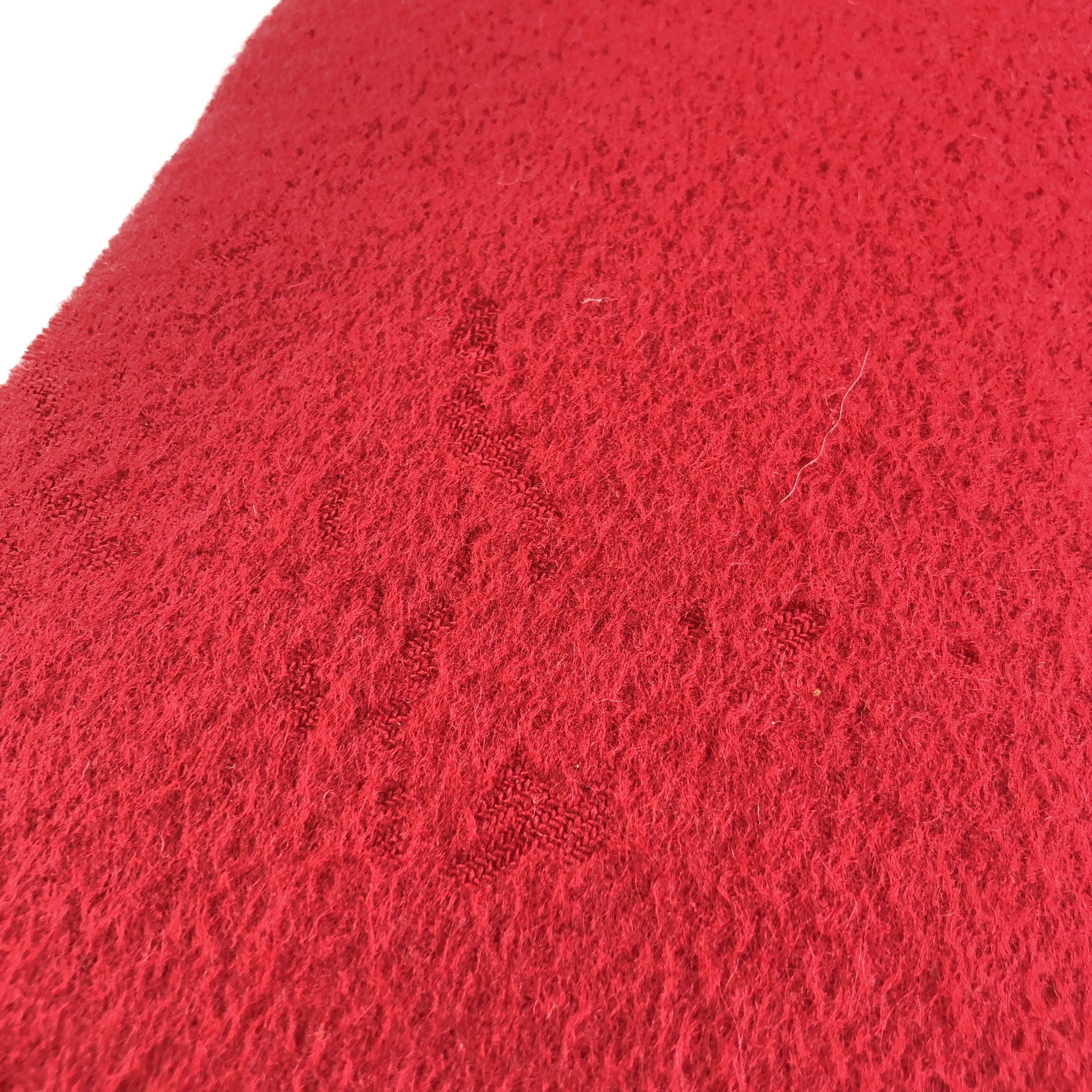 Lanvin Lanvin Red Cashmere Scarf Muffler V1552 Size ONE SIZE - 7 Thumbnail