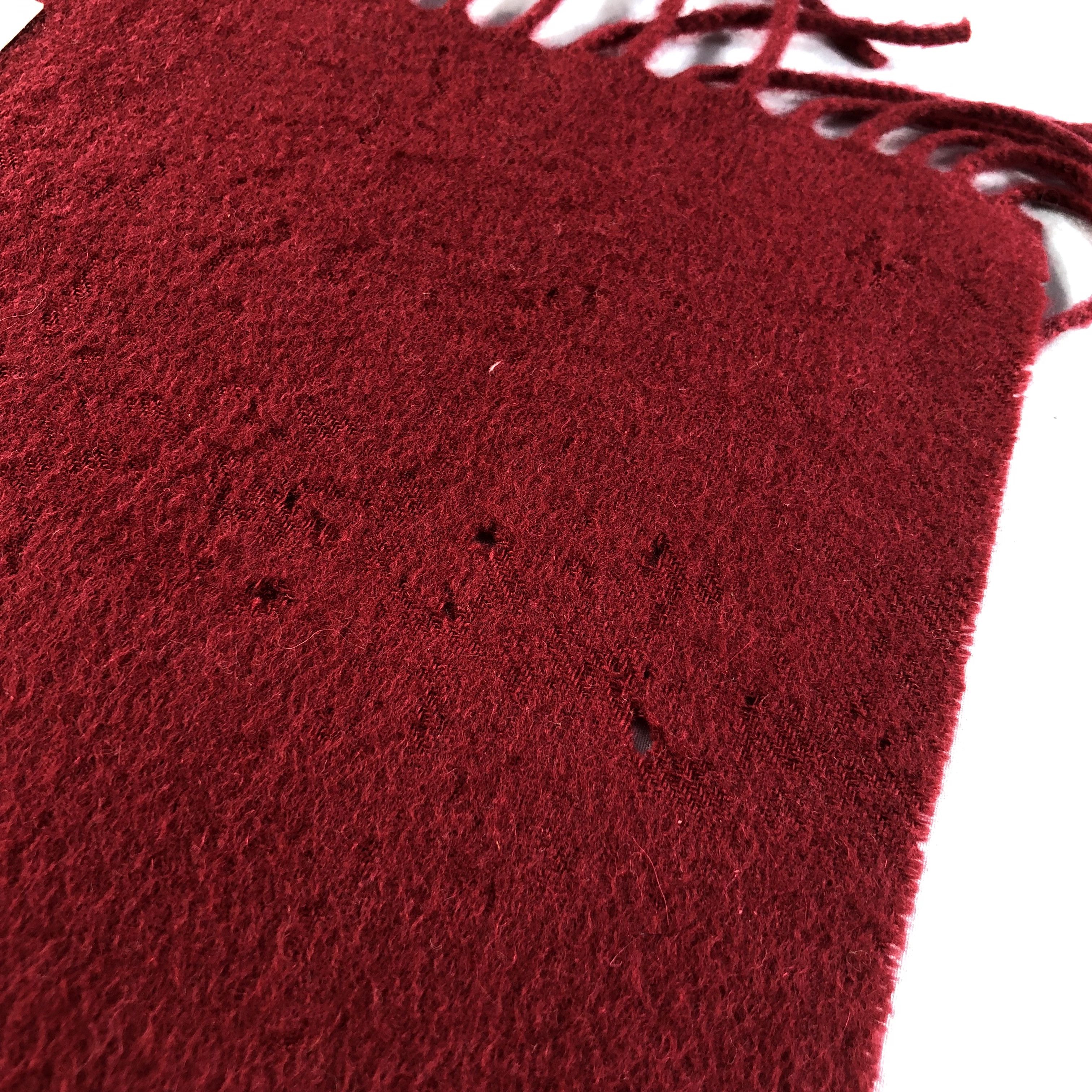 Lanvin Lanvin Red Cashmere Scarf Muffler V1552 Size ONE SIZE - 15 Thumbnail