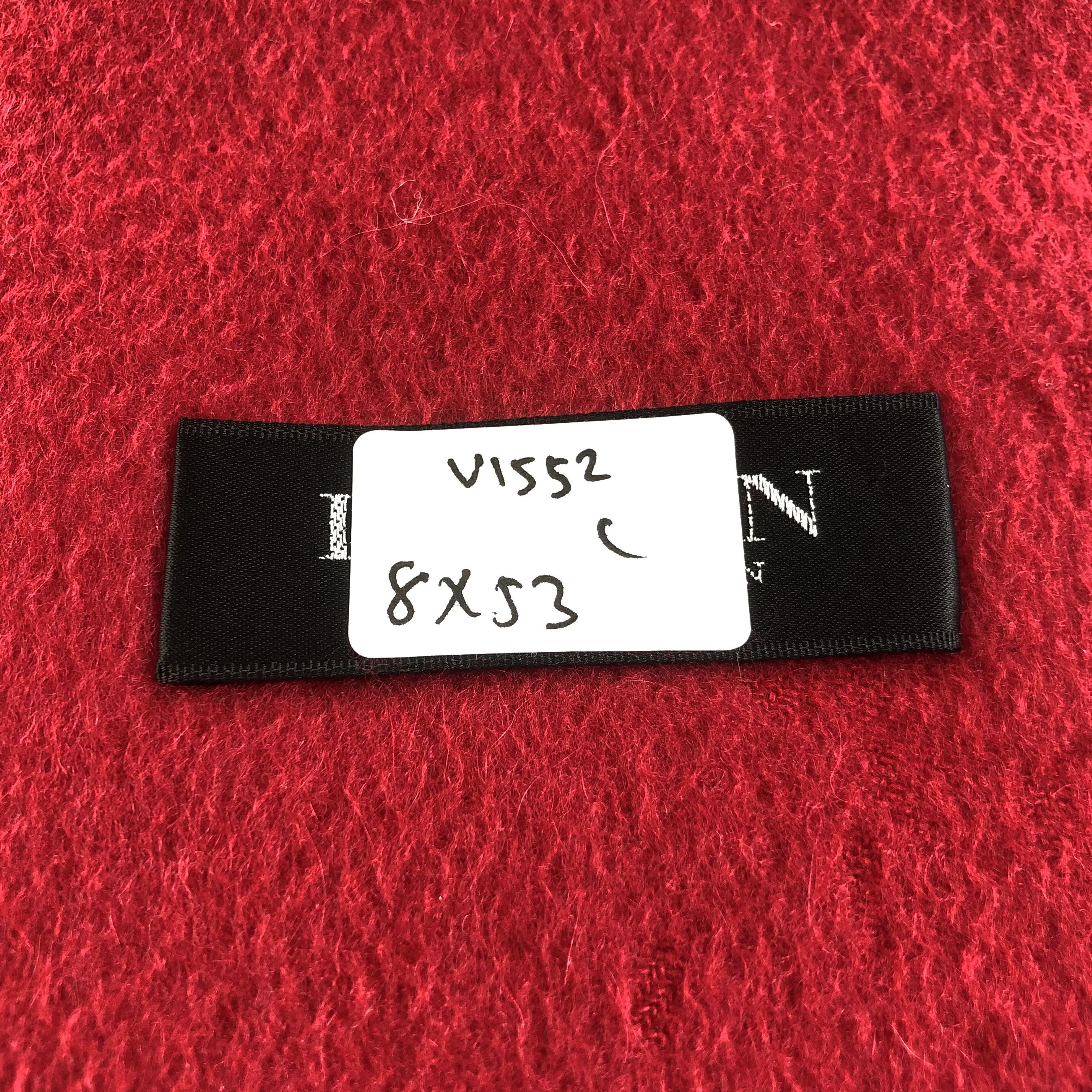 Lanvin Lanvin Red Cashmere Scarf Muffler V1552 Size ONE SIZE - 16 Thumbnail