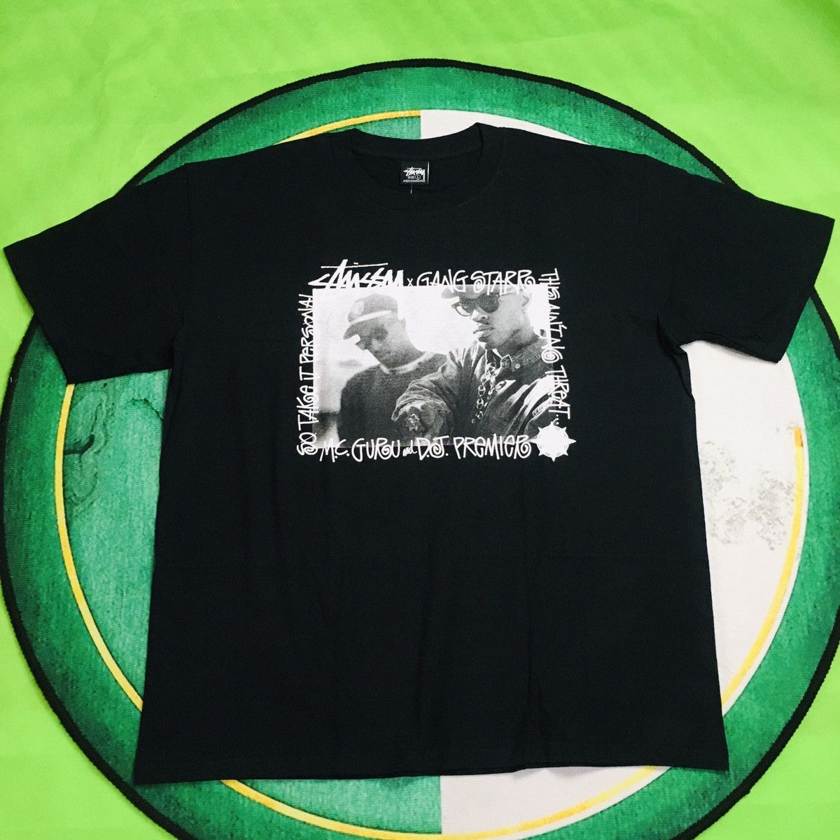 Stussy STUSSY GANG STARR TEE Size US L / EU 52-54 / 3 - 2 Thumbnail