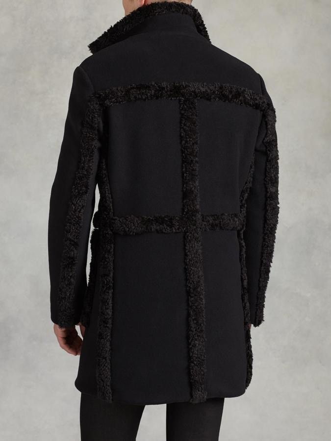 John Varvatos Button Front Faux Fur Coat. 48 Size US M / EU 48-50 / 2 - 4 Thumbnail