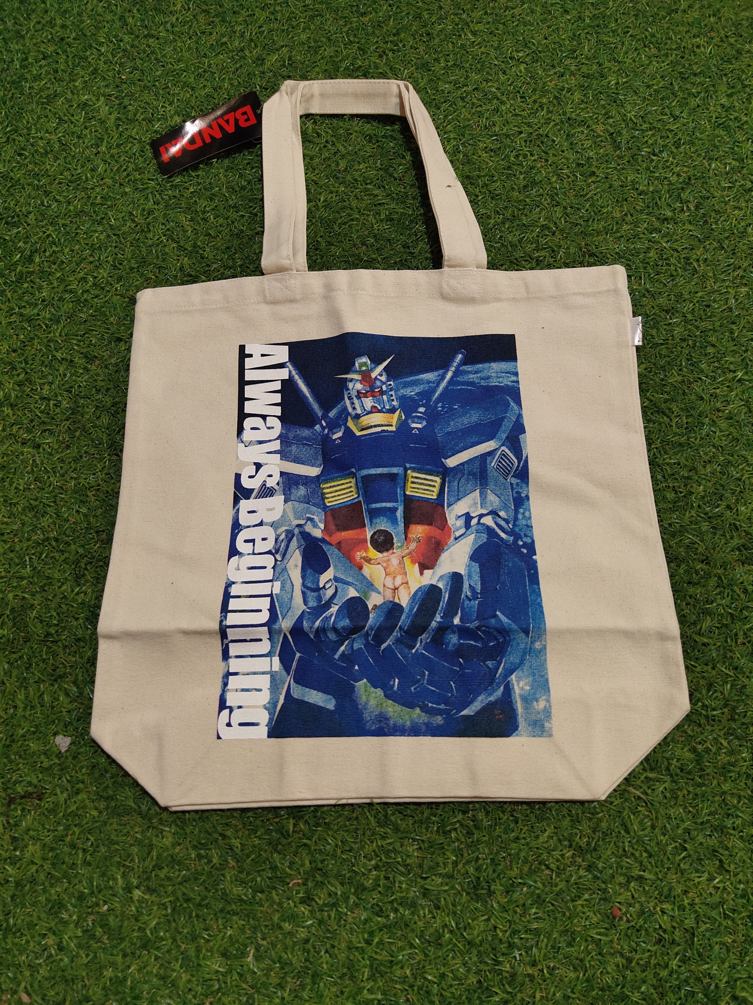 Anime × Japanese Brand × Vintage RARE!! VINTAGE GUNDAM RX 78 2 TOTE BAG SHOULDER ANIME MOVIE Size ONE SIZE - 1 Thumbnail