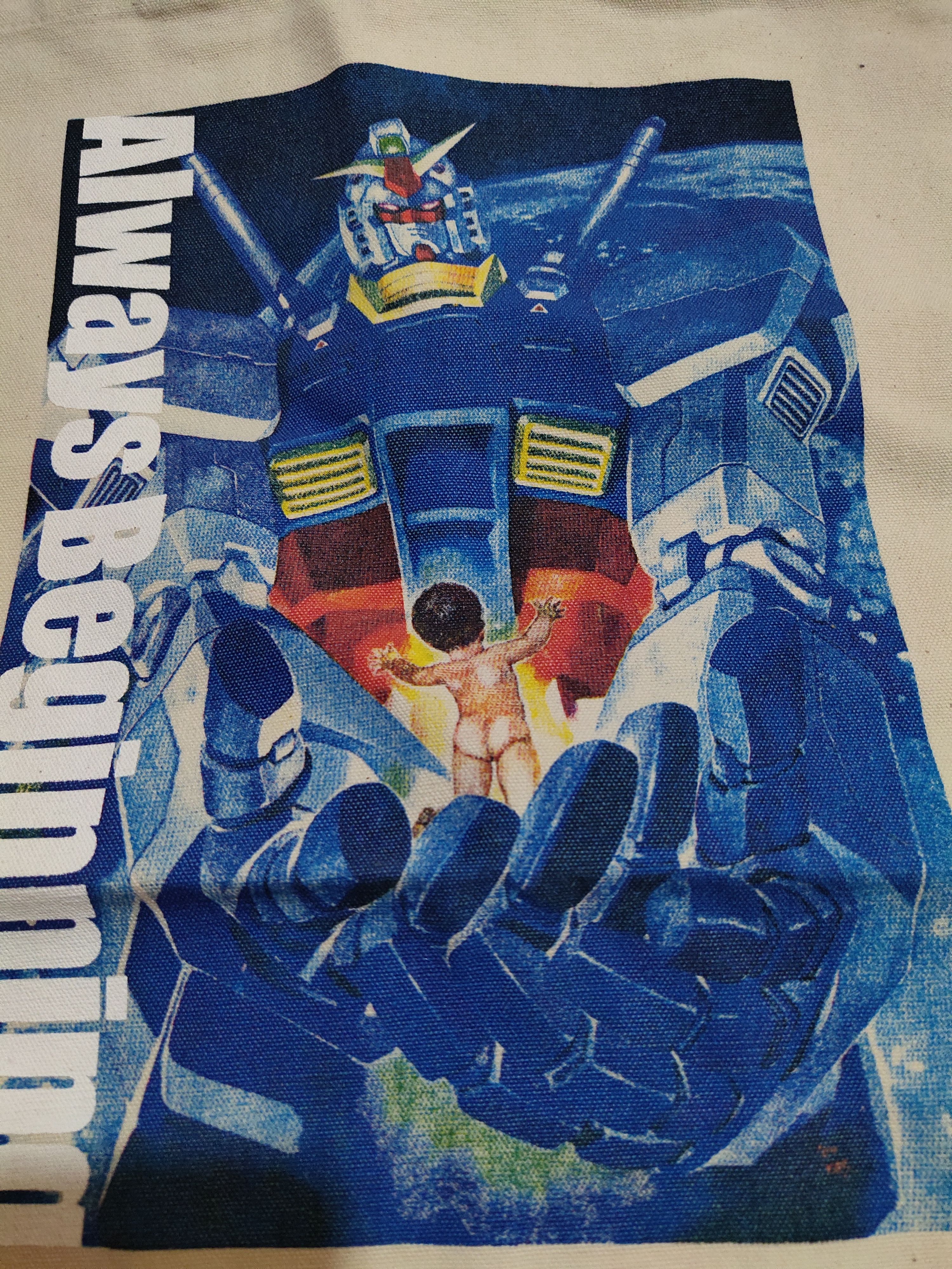 Anime × Japanese Brand × Vintage RARE!! VINTAGE GUNDAM RX 78 2 TOTE BAG SHOULDER ANIME MOVIE Size ONE SIZE - 7 Thumbnail