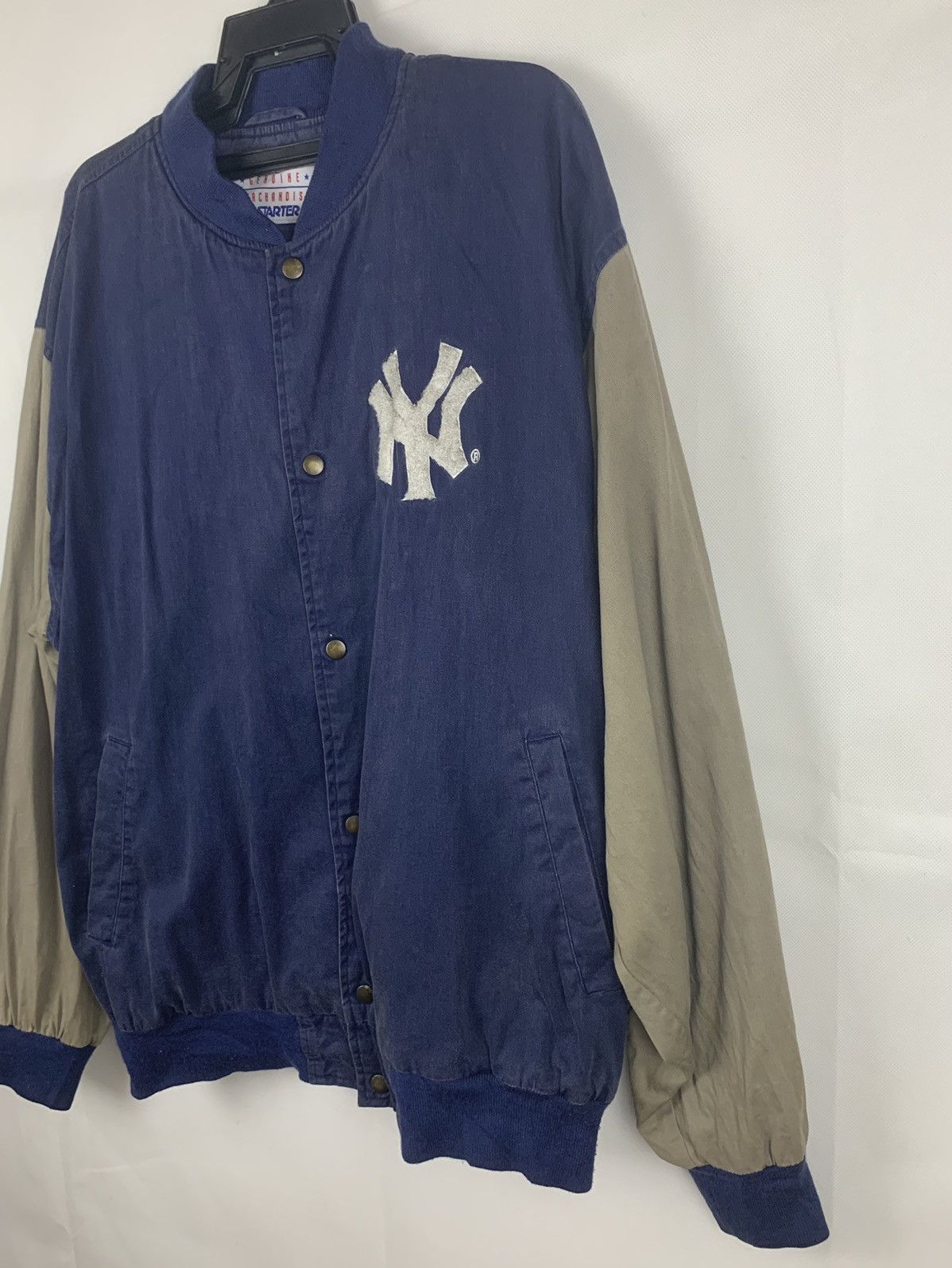 New York Yankees × Starter × Vintage Vintage New York Yankees by Starter Jacket Size US XL / EU 56 / 4 - 4 Thumbnail