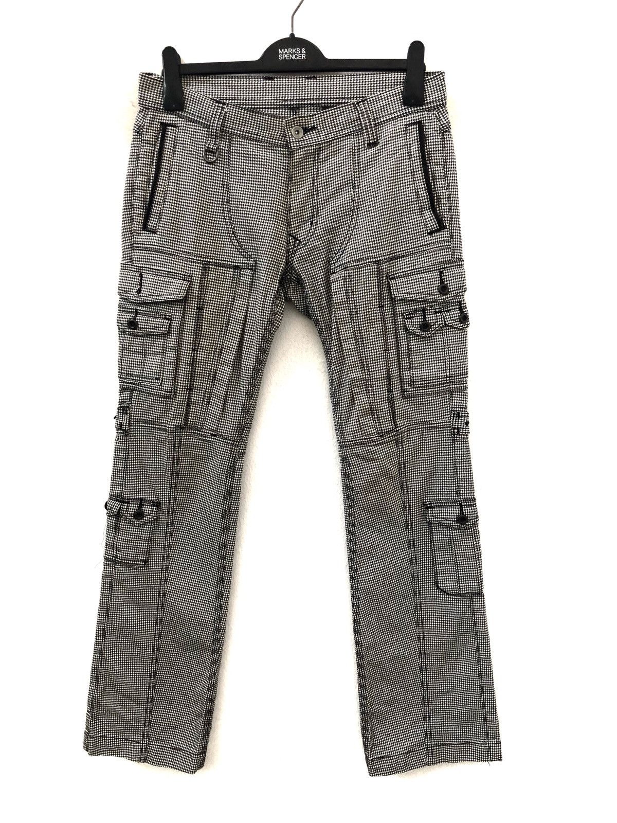 Nicole Club NICOLE Hideaways Houndstooth Multiple Pocket Bondage Cargo Size US 30 / EU 46 - 1 Thumbnail