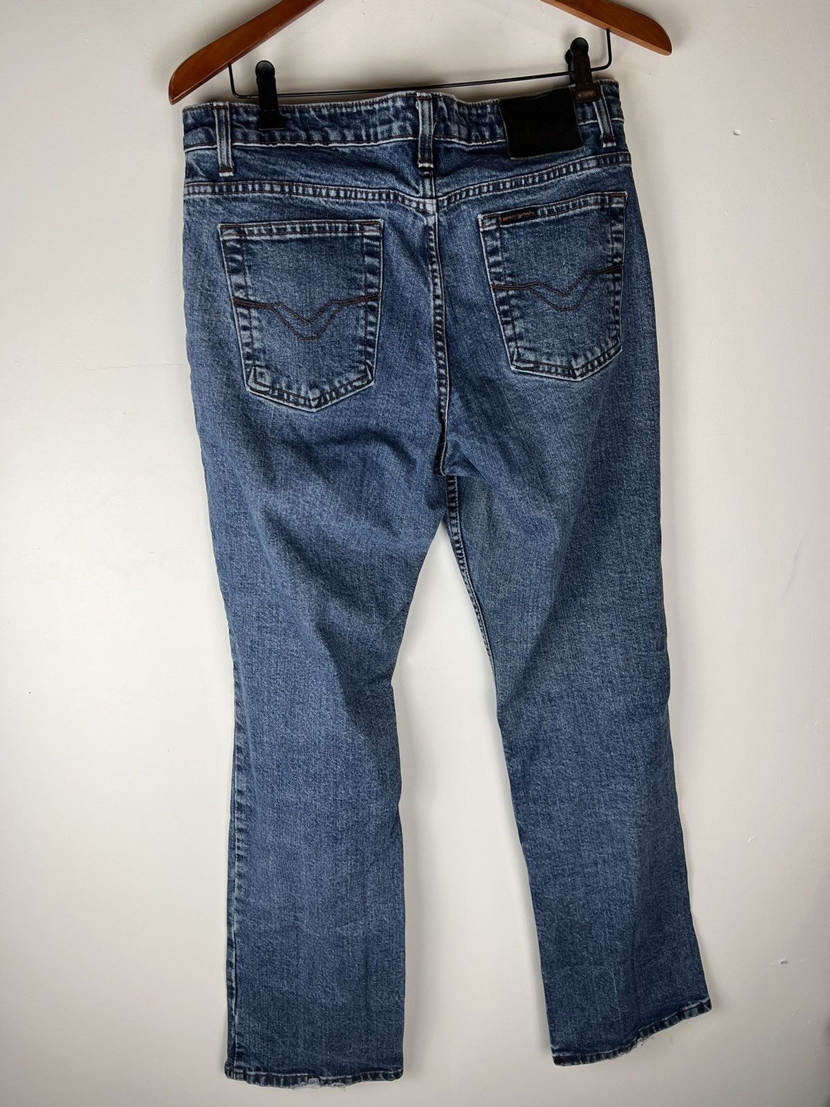Harley Davidson Vintage Womens Harley Davidson Bootcut Jeans Size 33" - 2 Thumbnail