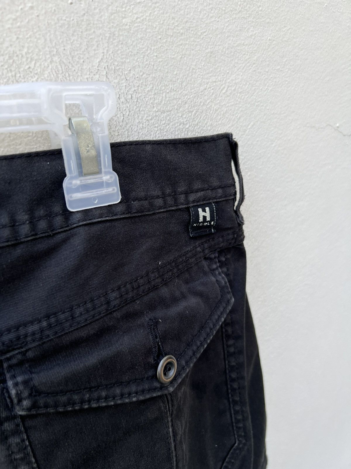 Nicole Club Nicole Japan Sun Faded Black Tactical Cargo Flare Trouser Size US 34 / EU 50 - 13 Thumbnail