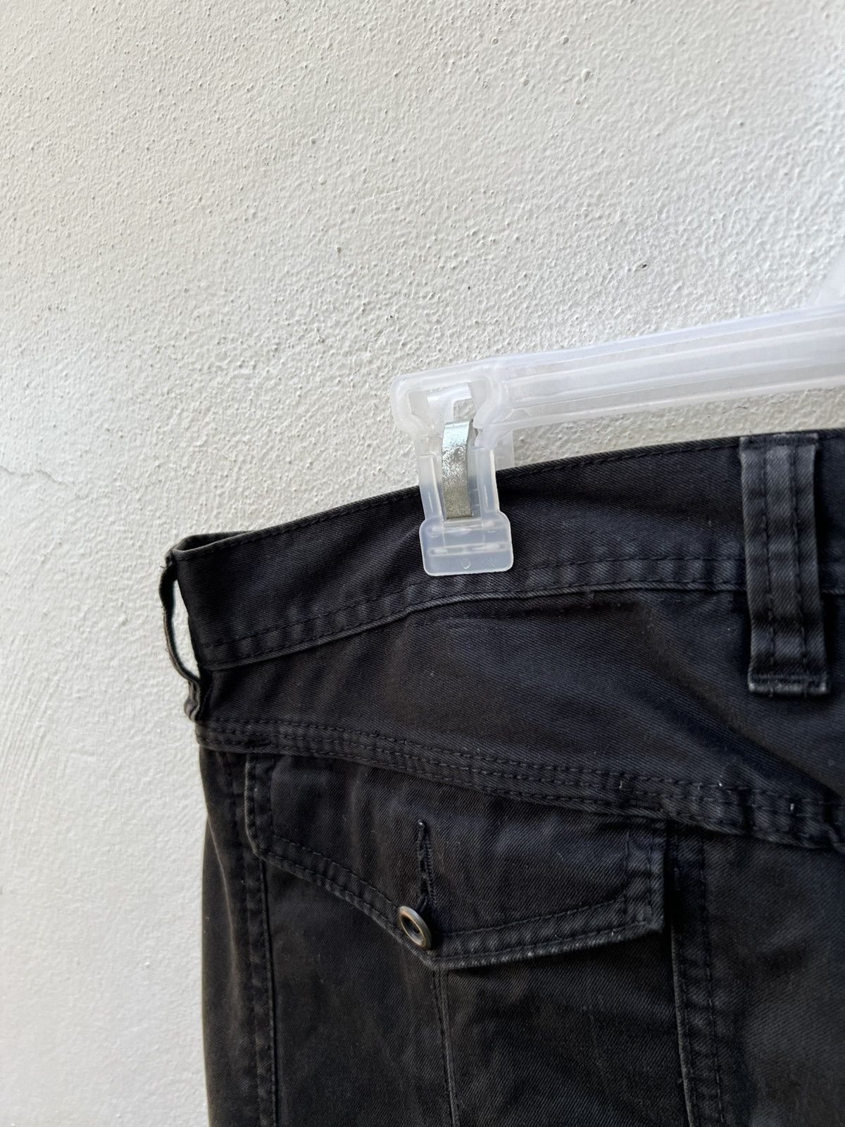 Nicole Club Nicole Japan Sun Faded Black Tactical Cargo Flare Trouser Size US 34 / EU 50 - 10 Thumbnail