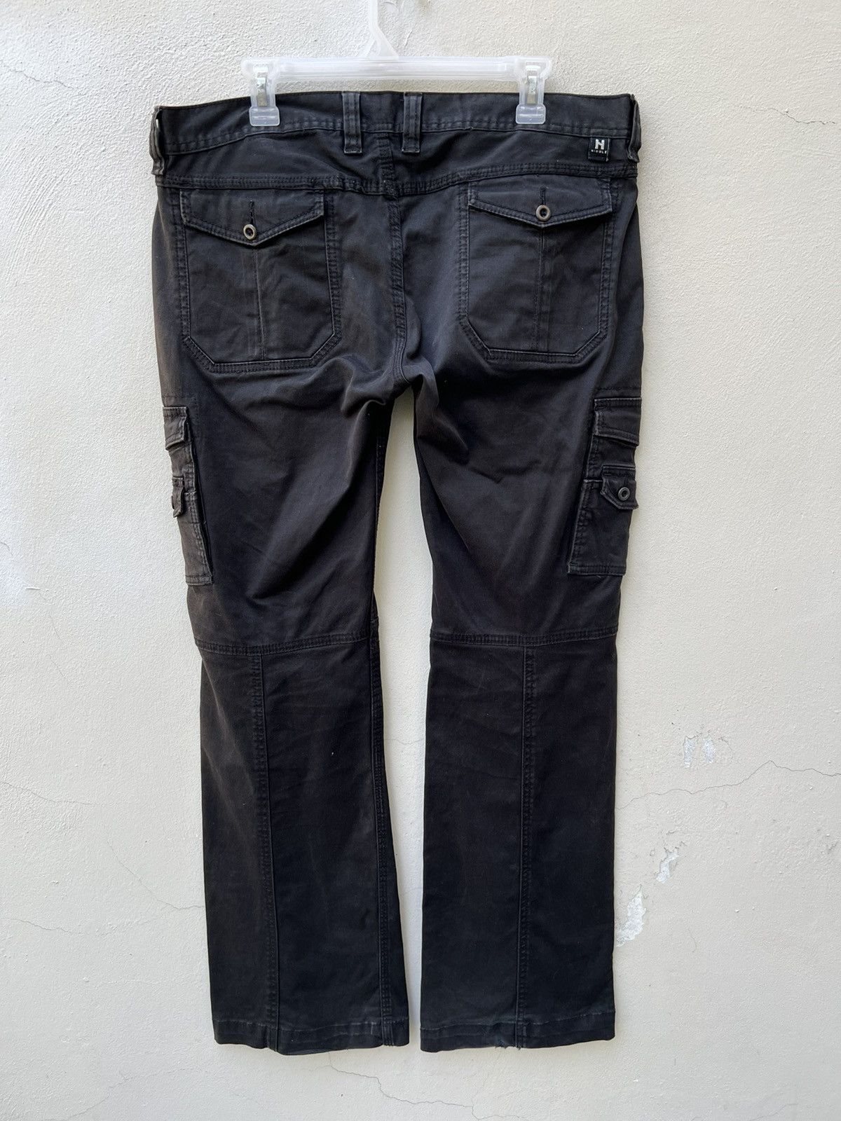 Nicole Club Nicole Japan Sun Faded Black Tactical Cargo Flare Trouser Size US 34 / EU 50 - 9 Thumbnail