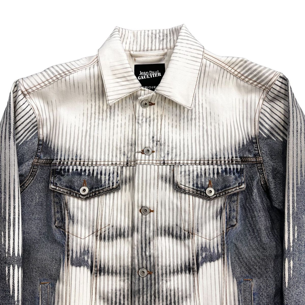 Jean Paul Gaultier × Y/Project Y/PROJECT JEAN PAUL GAULTIER 22AW trompe l'oeil Denim jacket Size US L / EU 52-54 / 3 - 3 Thumbnail
