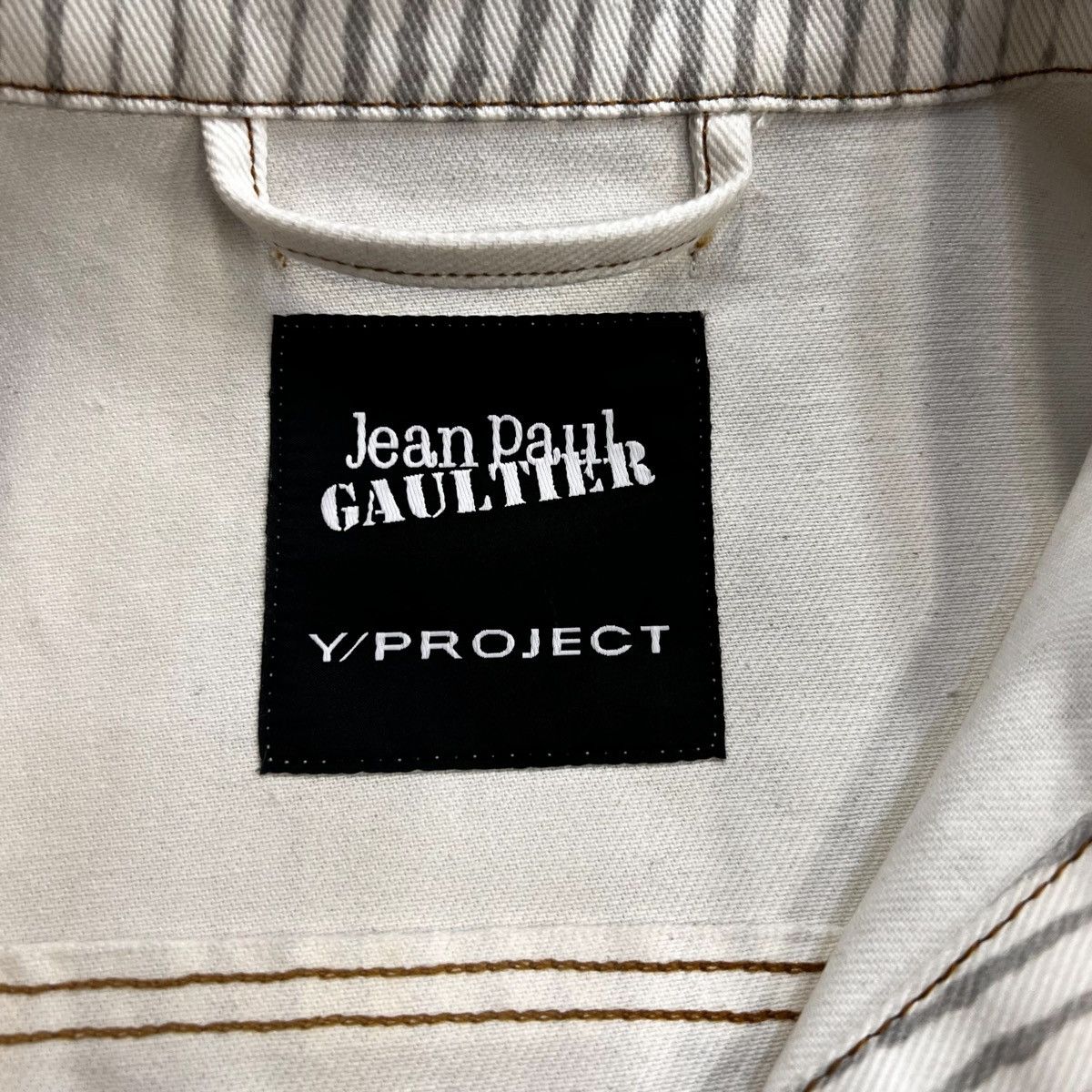 Jean Paul Gaultier × Y/Project Y/PROJECT JEAN PAUL GAULTIER 22AW trompe l'oeil Denim jacket Size US L / EU 52-54 / 3 - 4 Thumbnail