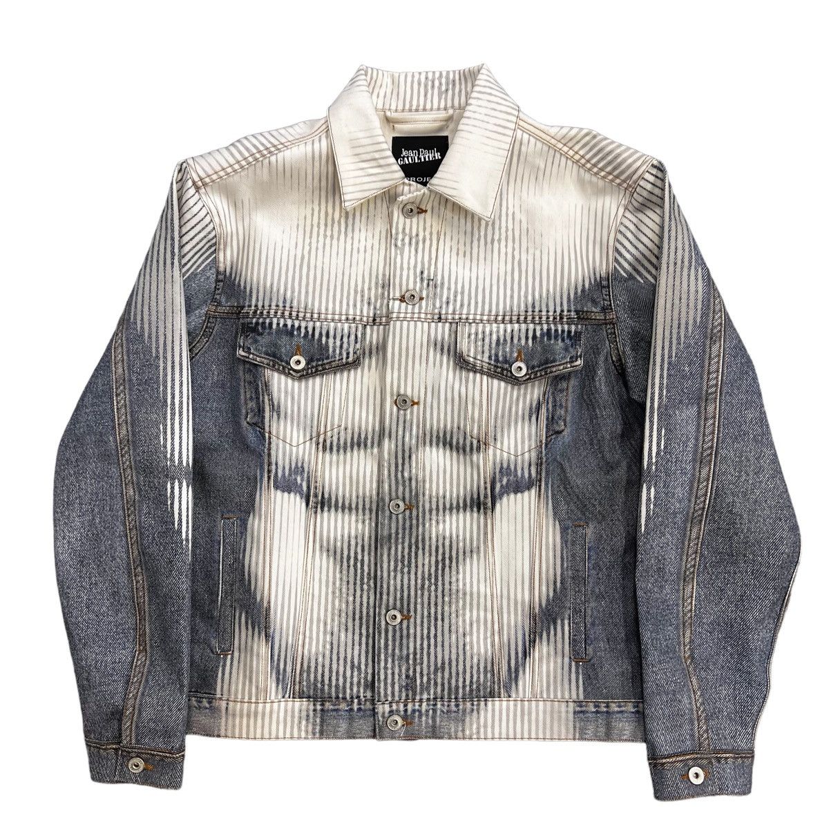 Y/PROJECT JEAN PAUL GAULTIER 22AW trompe l'oeil Denim jacket