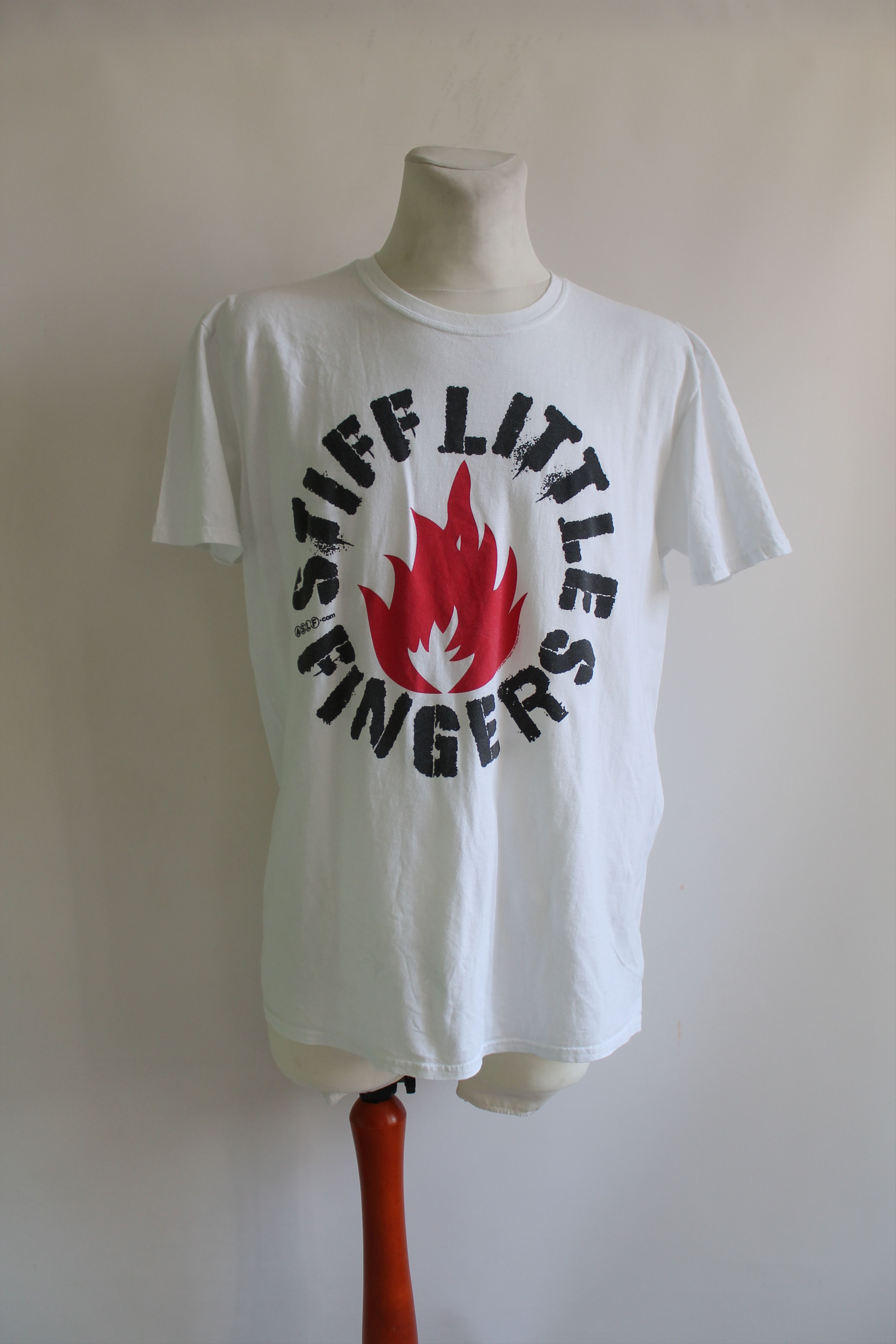 Vintage SLF Stiff Little Fingers Band Tee T Shirt Rock Size US XL / EU 56 / 4 - 8 Thumbnail