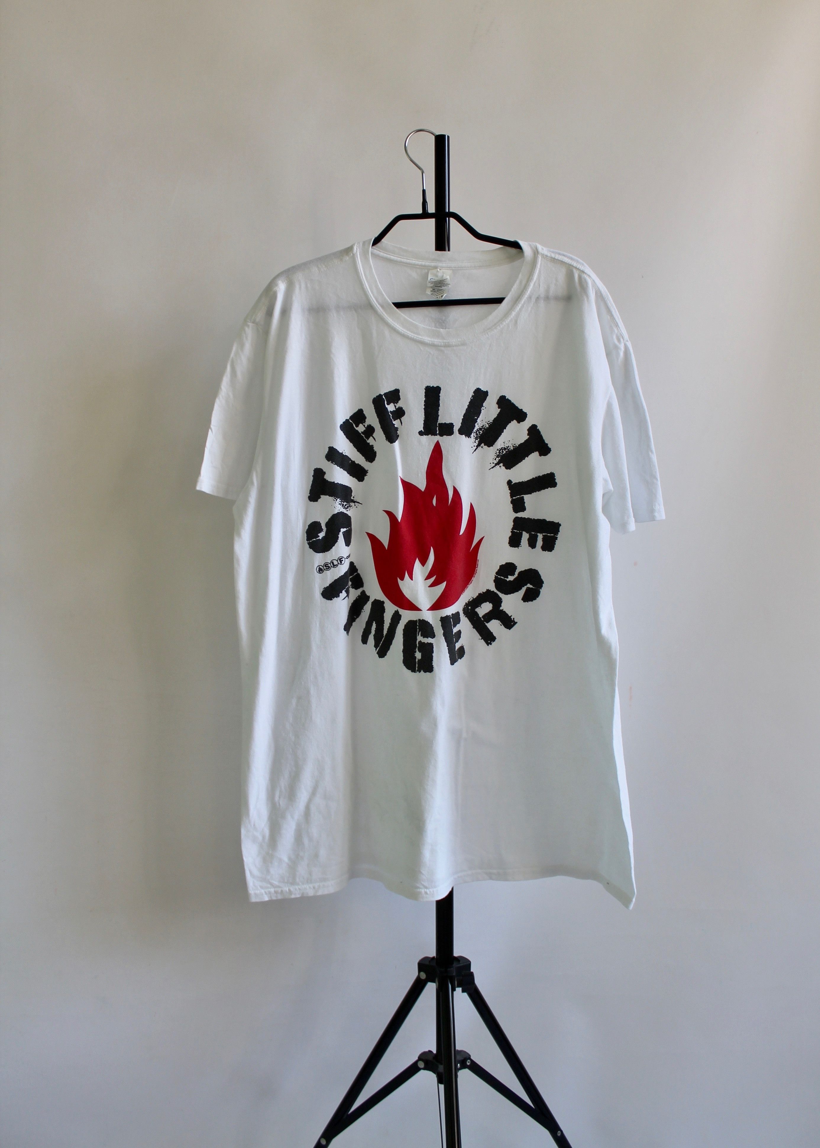 Vintage SLF Stiff Little Fingers Band Tee T Shirt Rock Size US XL / EU 56 / 4 - 1 Thumbnail