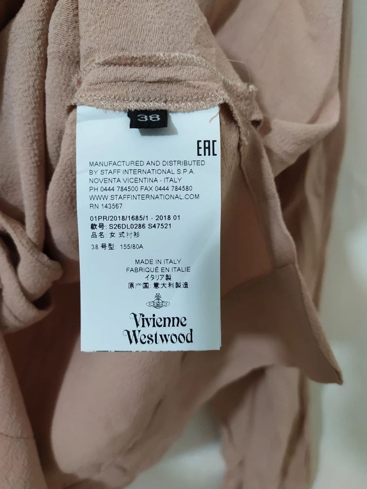 Vivienne Westwood VIVIENNE WESTWOOD SEDITIONARIES WOMEN NICE COLLAR SHIRT Size XS / US 0-2 / IT 36-38 - 8 Thumbnail