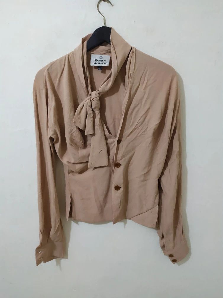 Vivienne Westwood VIVIENNE WESTWOOD SEDITIONARIES WOMEN NICE COLLAR SHIRT Size XS / US 0-2 / IT 36-38 - 1 Thumbnail
