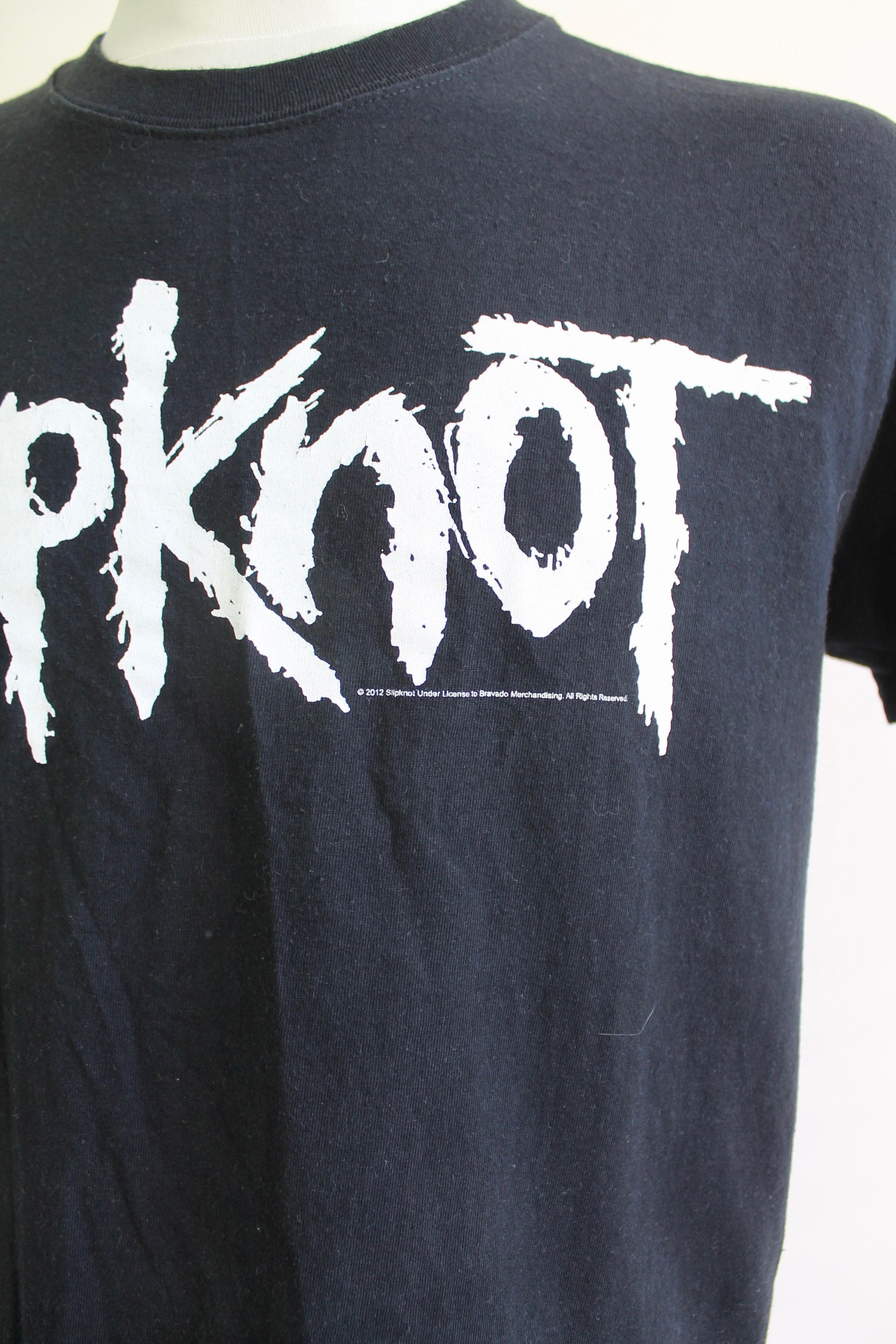 Band Tees 2012 SLIPKNOT band tee t shirt Rock Heavy Cotton Size US M / EU 48-50 / 2 - 3 Thumbnail