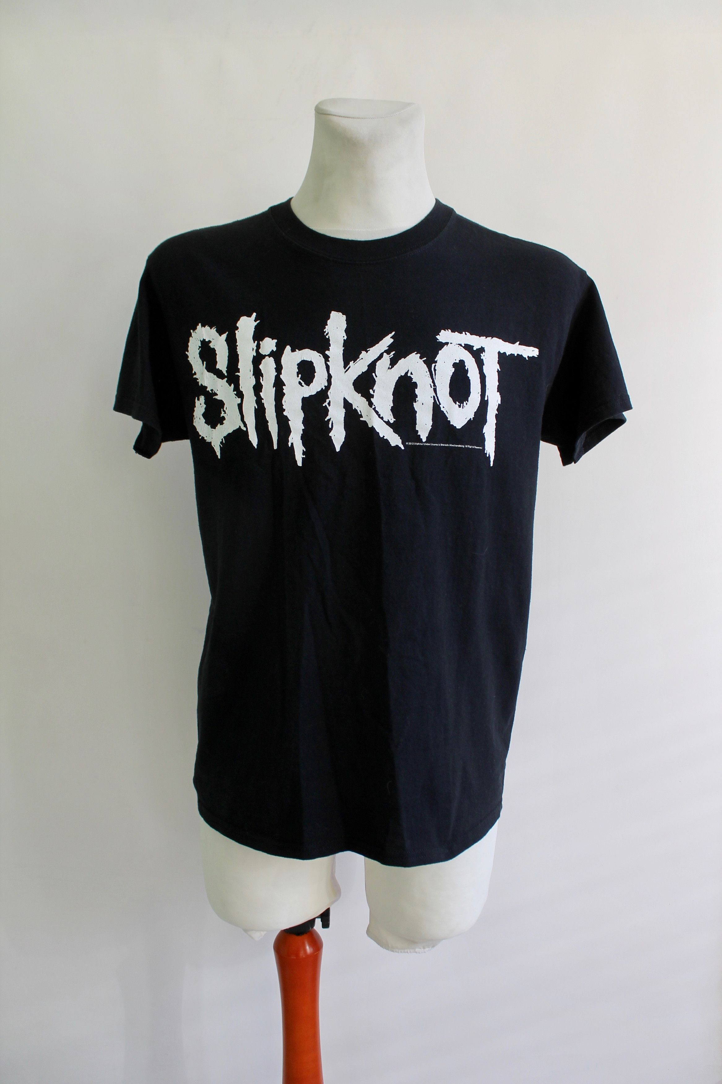 Band Tees 2012 SLIPKNOT band tee t shirt Rock Heavy Cotton Size US M / EU 48-50 / 2 - 2 Thumbnail