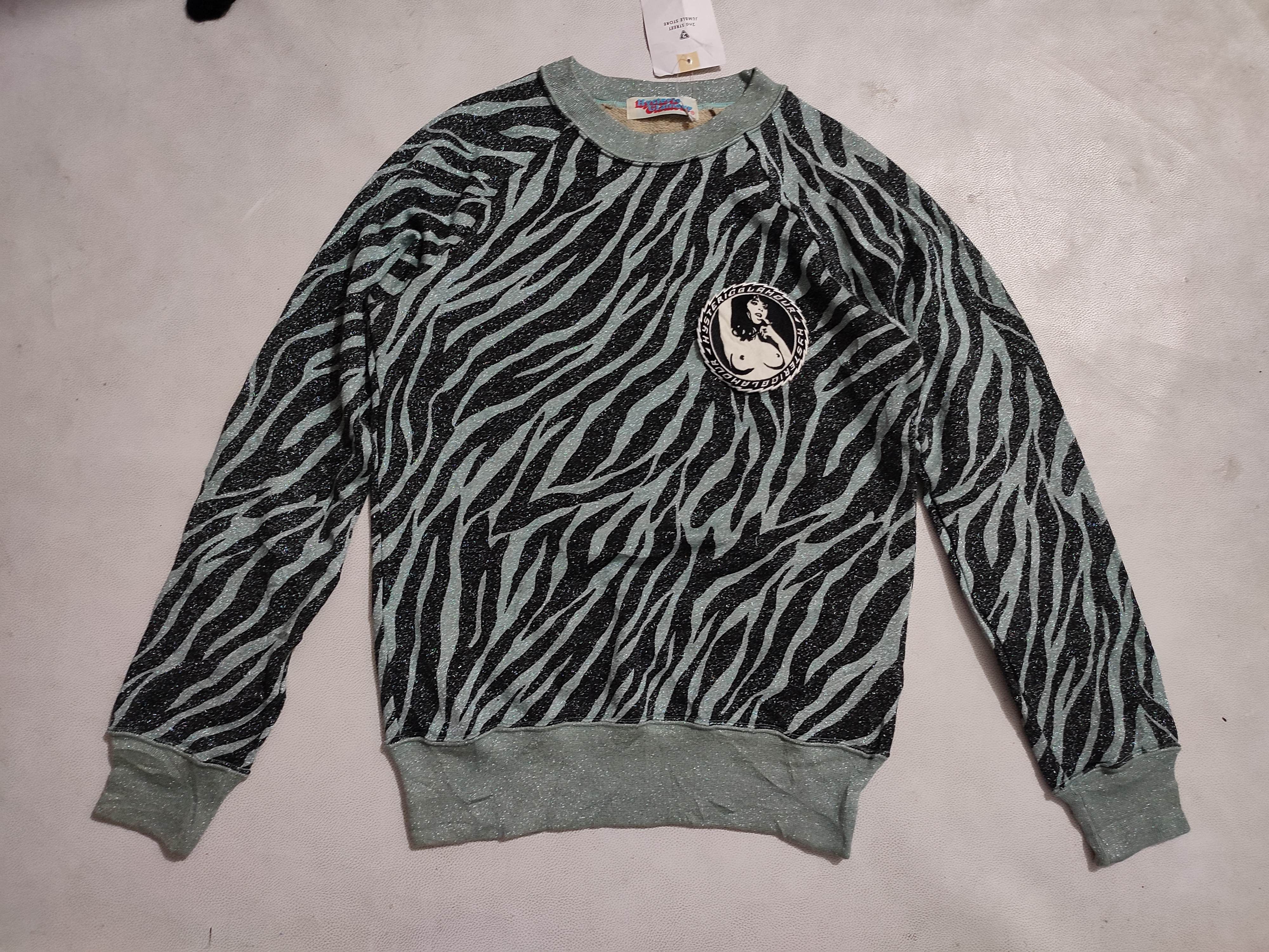 image of Hysteric Glamour Crewneck Shiny Design For Women in Mix (Size Small)