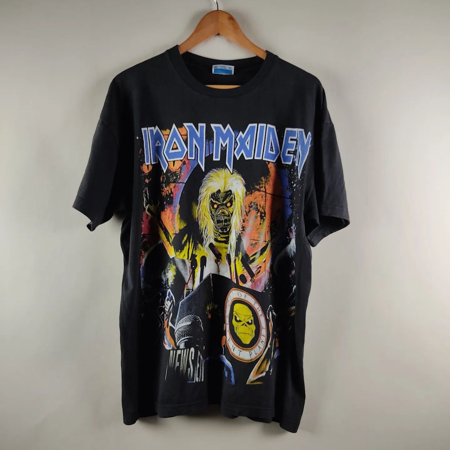 Band Tees × Iron Maiden × Vintage 2000 Iron Maiden Out of the Silent planet Size US XL / EU 56 / 4 - 7 Thumbnail