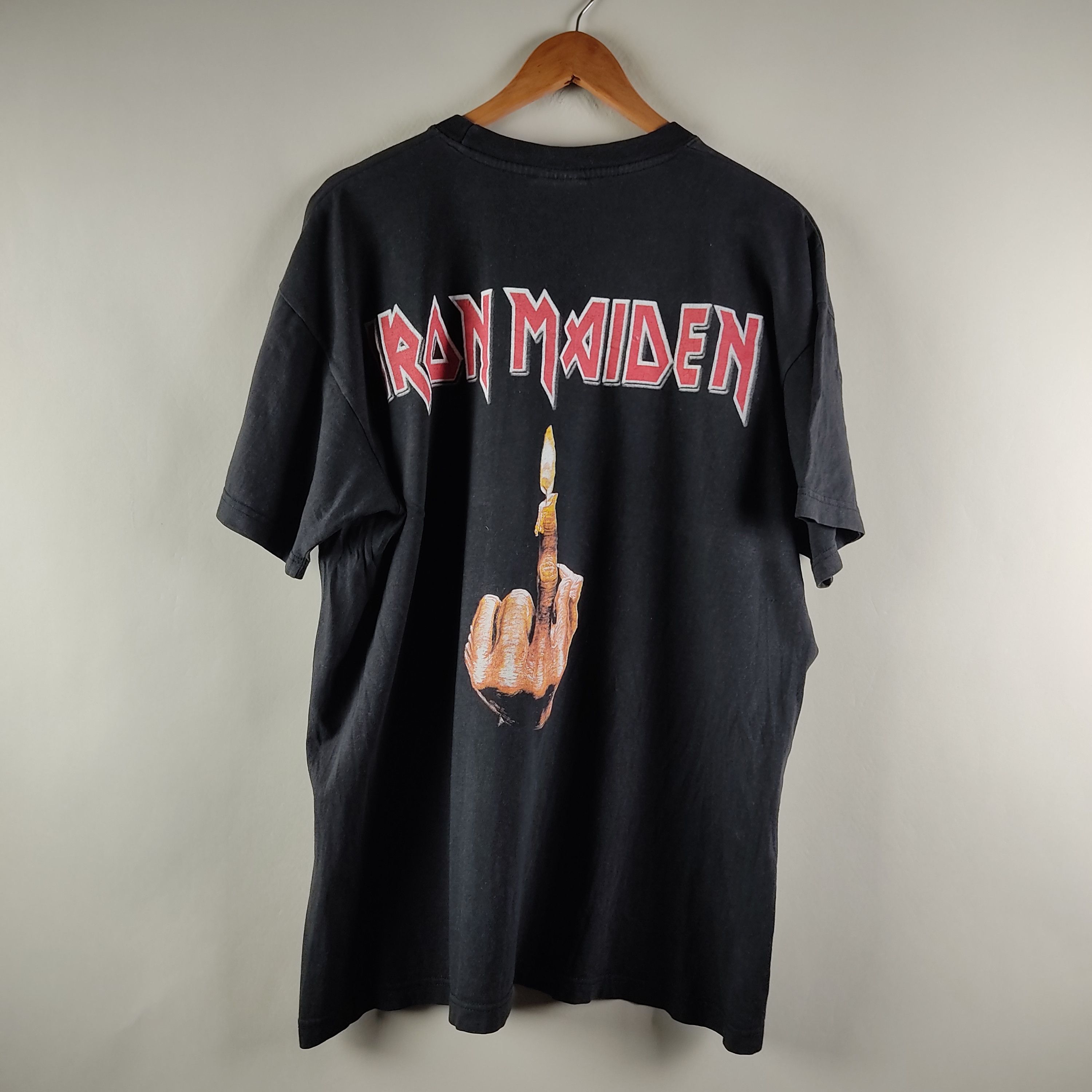 Band Tees × Iron Maiden × Vintage 2000 Iron Maiden Out of the Silent planet Size US XL / EU 56 / 4 - 3 Thumbnail