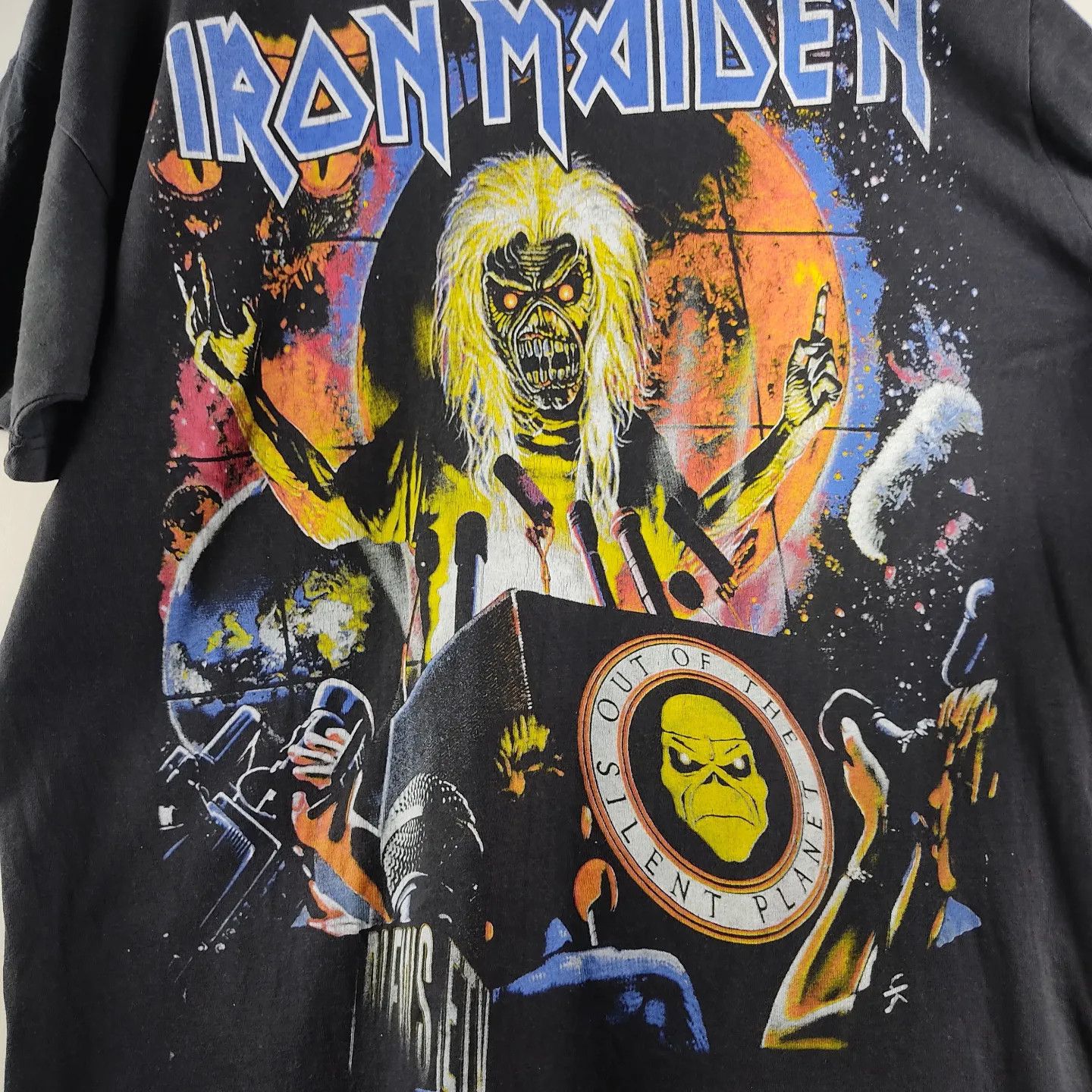 Band Tees × Iron Maiden × Vintage 2000 Iron Maiden Out of the Silent planet Size US XL / EU 56 / 4 - 6 Thumbnail