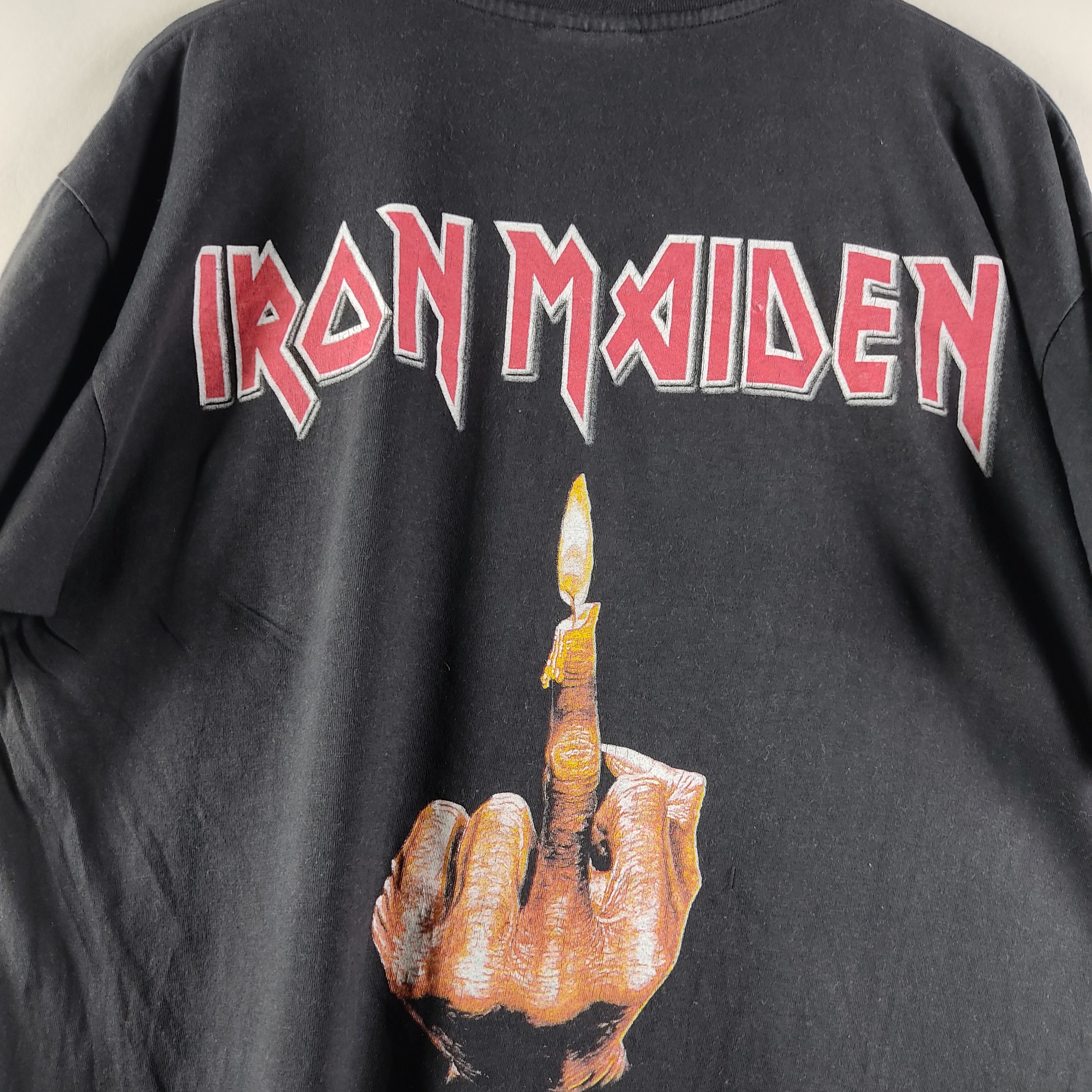 Band Tees × Iron Maiden × Vintage 2000 Iron Maiden Out of the Silent planet Size US XL / EU 56 / 4 - 4 Thumbnail