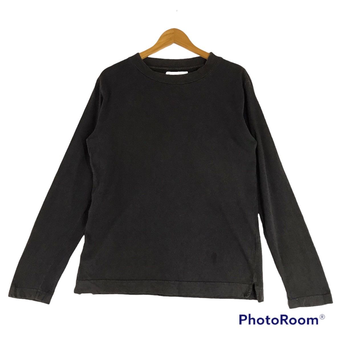 Margaret Howell × Vintage Margaret Howell black Faded long sleeve Tshirt Size US M / EU 48-50 / 2 - 1 Thumbnail