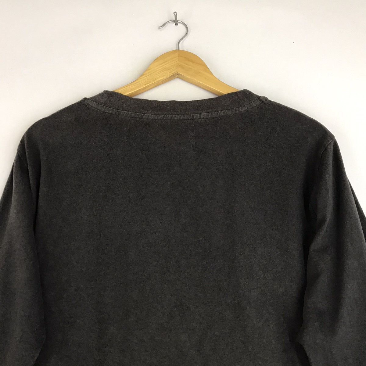 Margaret Howell × Vintage Margaret Howell black Faded long sleeve Tshirt Size US M / EU 48-50 / 2 - 5 Thumbnail