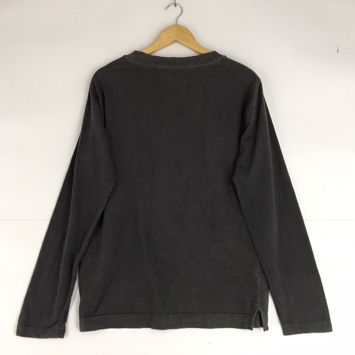 Margaret Howell × Vintage Margaret Howell black Faded long sleeve Tshirt Size US M / EU 48-50 / 2 - 4 Thumbnail