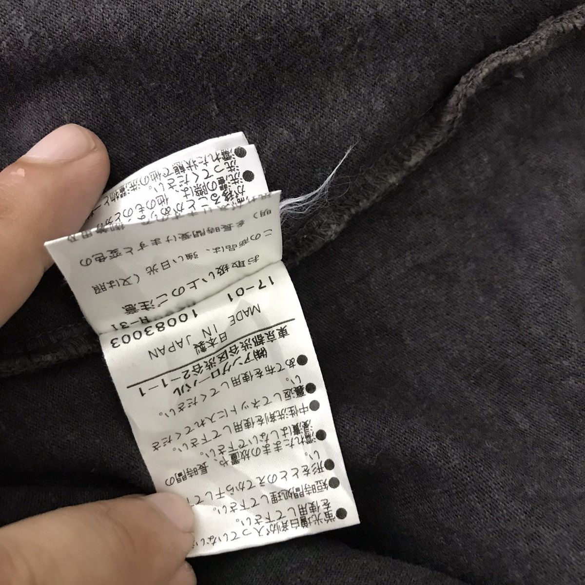 Margaret Howell × Vintage Margaret Howell black Faded long sleeve Tshirt Size US M / EU 48-50 / 2 - 8 Thumbnail