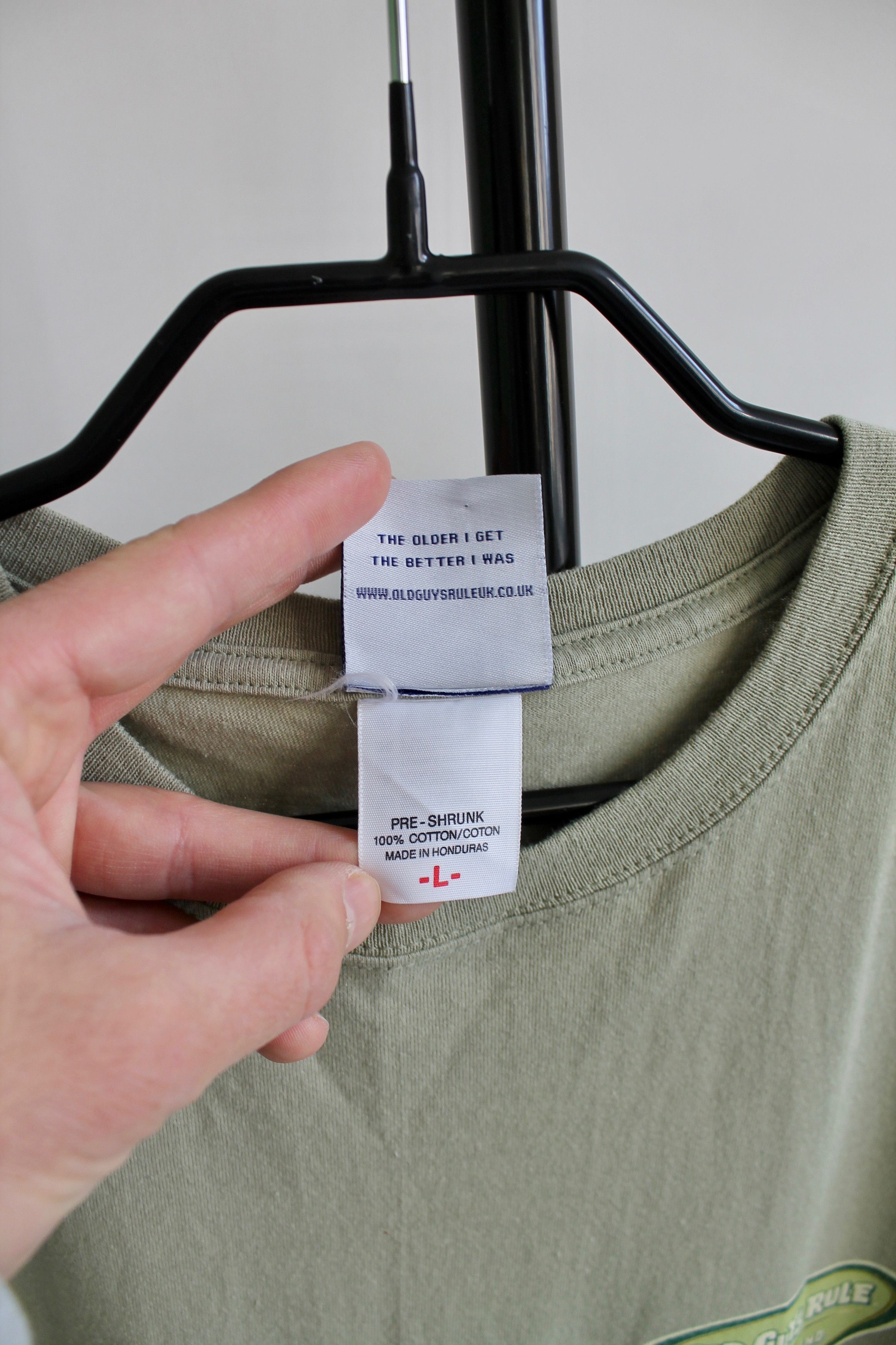 Vintage OLD GUYS RULE Olive t shirt cotton size Large Size US L / EU 52-54 / 3 - 5 Thumbnail