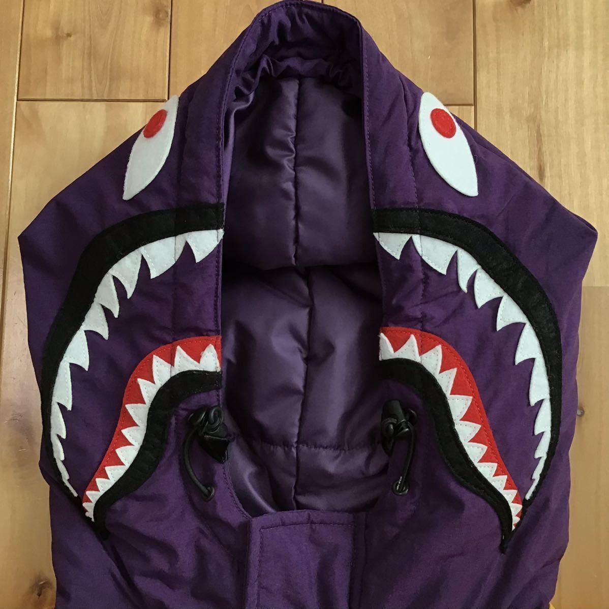 Bape BAPE Shark hoodie batting jacket a bathing ape Size US L / EU 52-54 / 3 - 4 Thumbnail