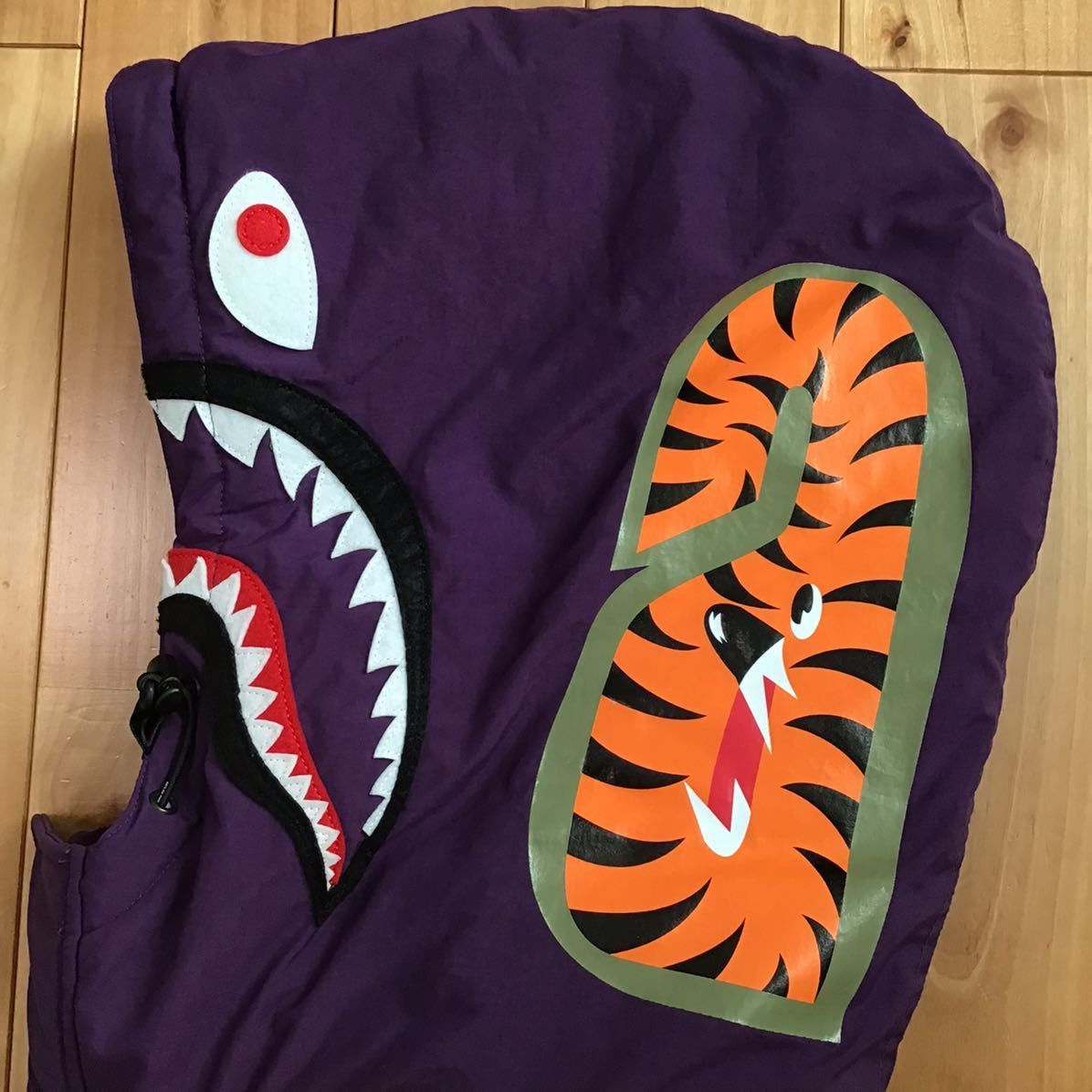 Bape BAPE Shark hoodie batting jacket a bathing ape Size US L / EU 52-54 / 3 - 6 Thumbnail