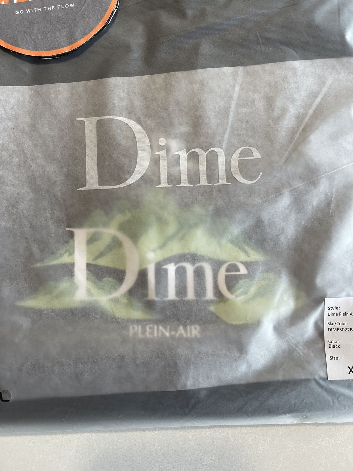 Dime Dime Plein Air T-Shirt Black Screen print Size US XL / EU 56 / 4 - 3 Thumbnail