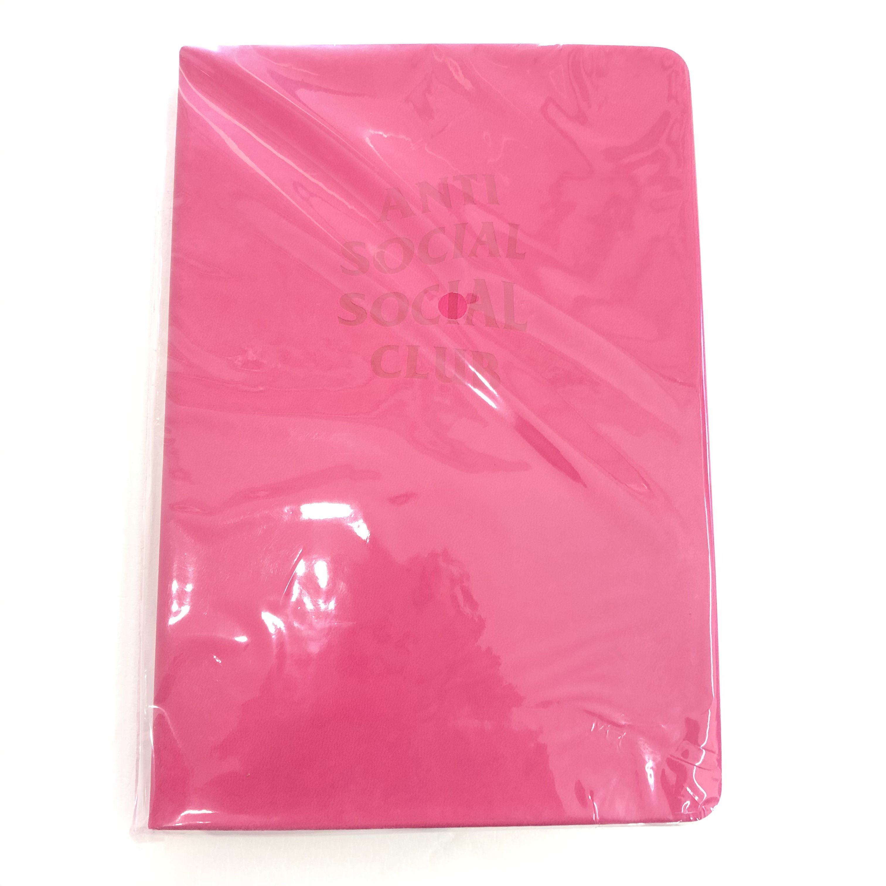 Anti Social Social Club DS ASSC Pink Xanga Notepad note book Offwhite