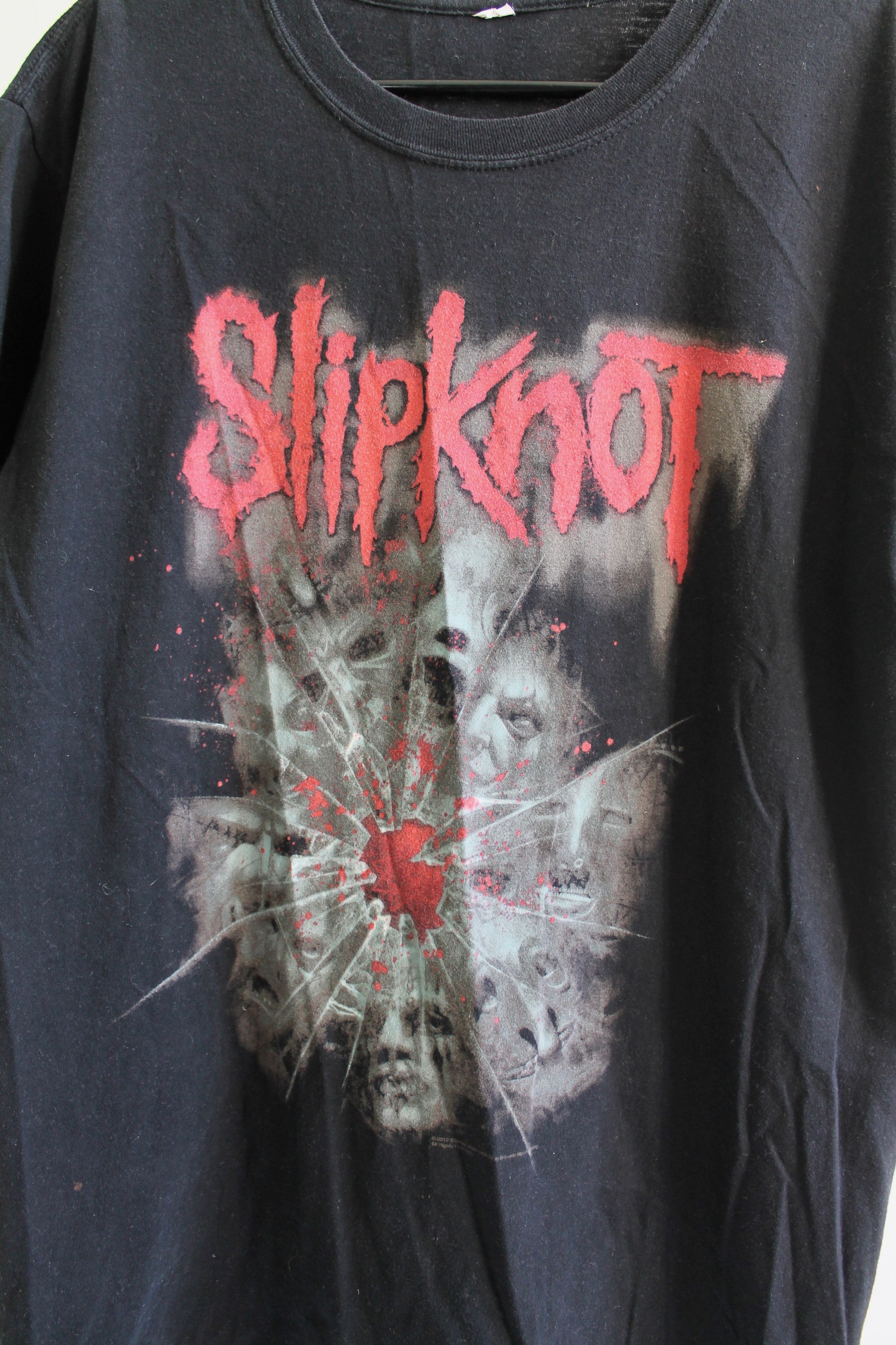 Slipknot 2012 SLIPKNOT Band rock t shirt tee Size US M / EU 48-50 / 2 - 7 Thumbnail