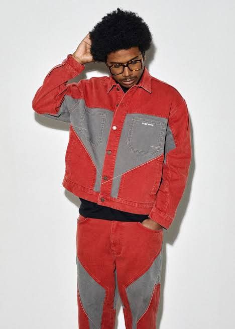 Supreme 2 tone paneled jacket